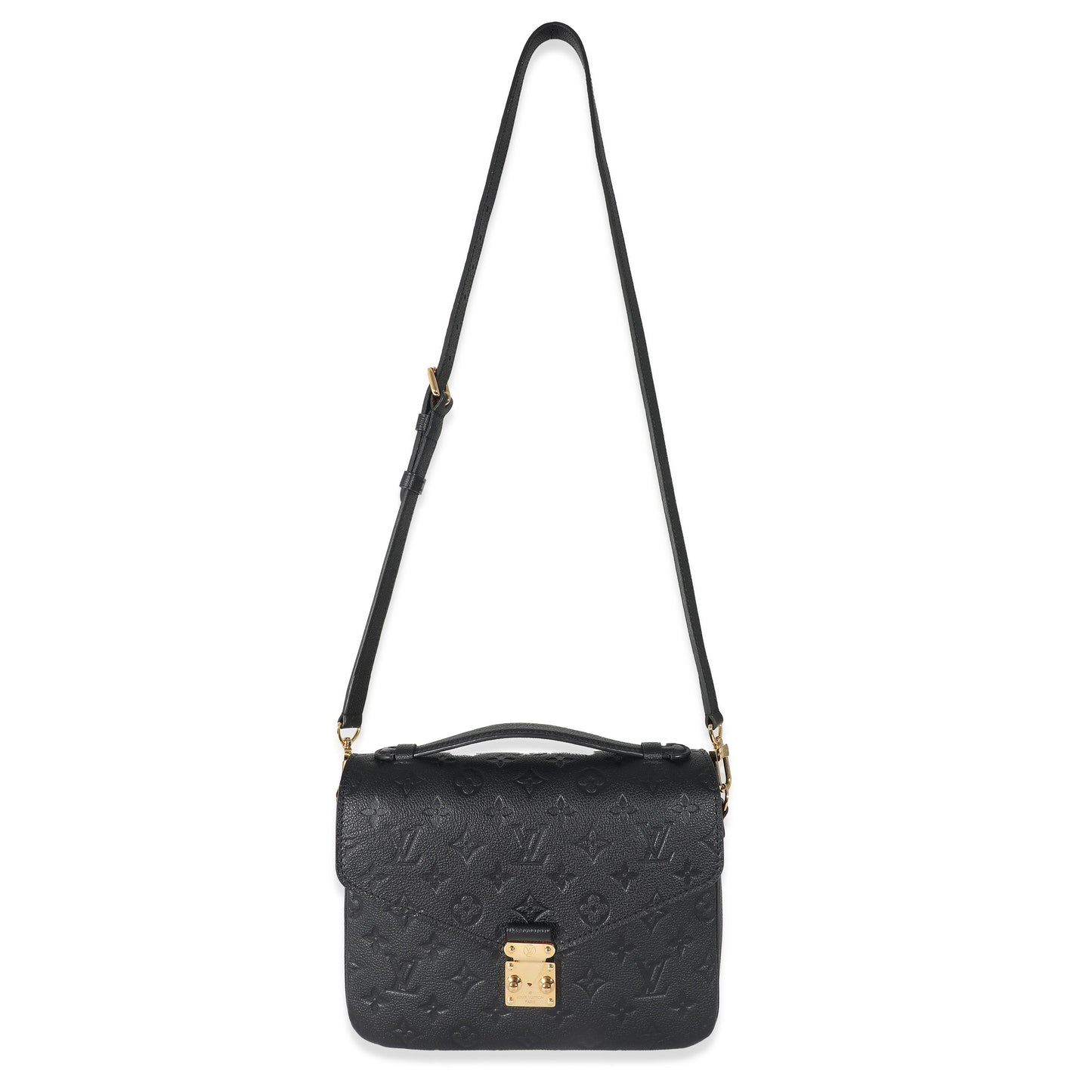 Louis Vuitton Louis Vuitton Black Monogram Empreinte Pochette Metis
