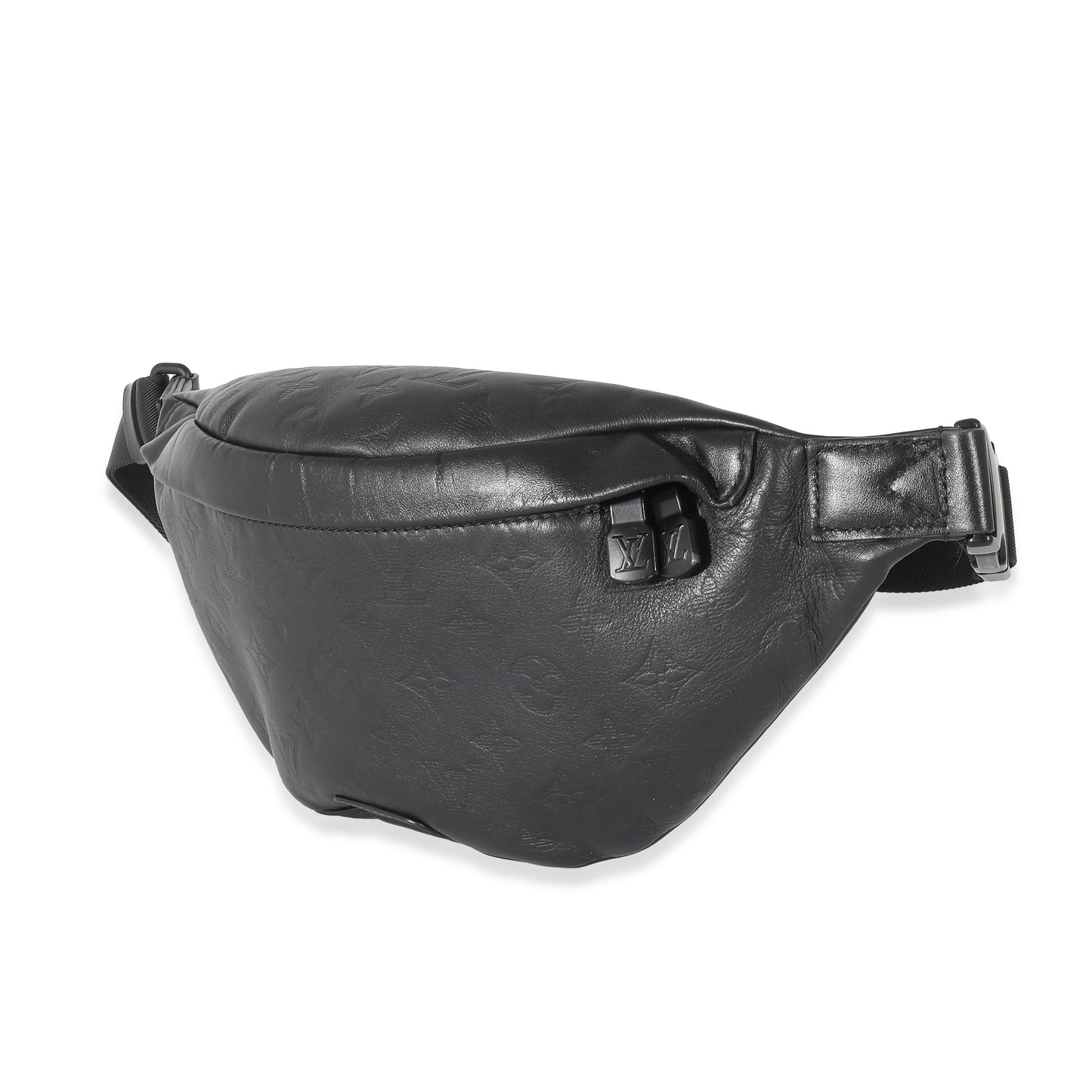 Louis Vuitton Louis Vuitton Black Calfskin Monogram Shadow Discovery Bumbag