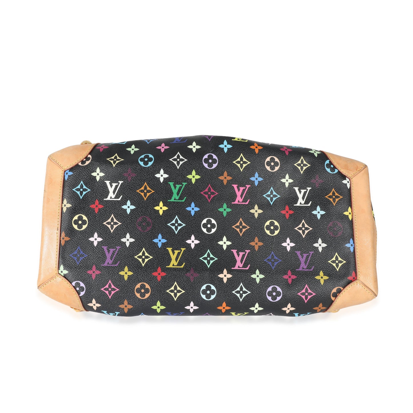 Louis Vuitton Louis Vuitton Black Monogram Multicolor Canvas Ursula GM