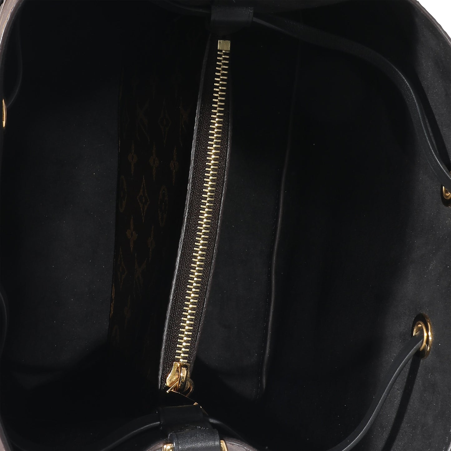 Louis Vuitton Louis Vuitton Monogram Canvas Black Leather NéoNoé MM