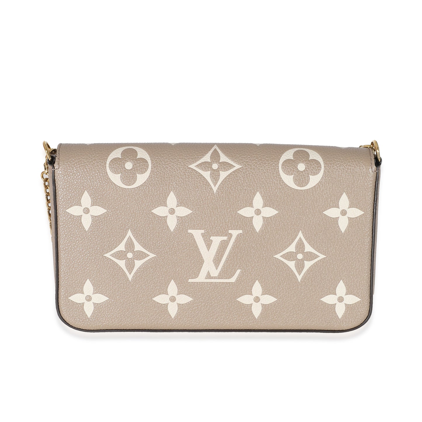 Louis Vuitton Louis Vuitton Tourterelle Creme Empreinte Giant Monogram Félicie Pochette