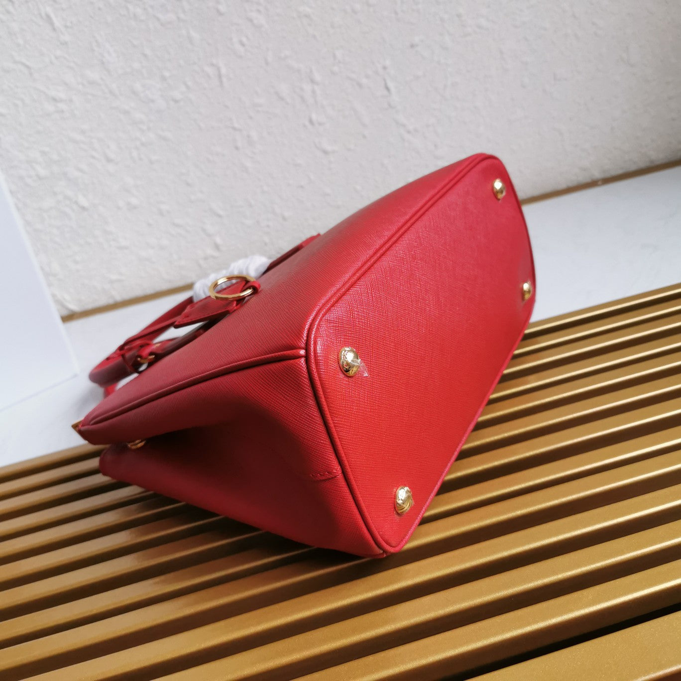 Luxury PradaMEDIUM GALLERIA 28 RED SAFFIANO LEATHER