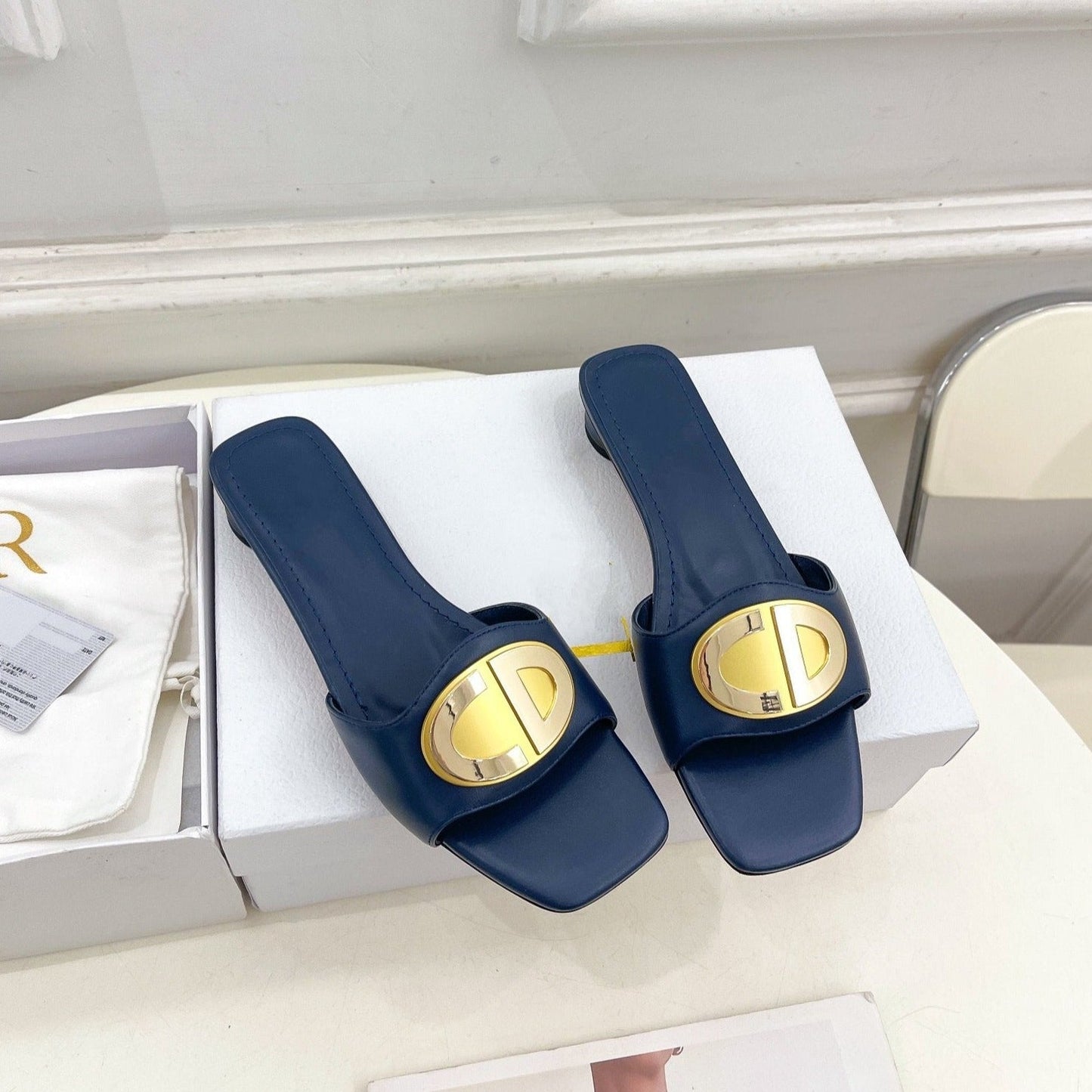 Luxury DiorFOREVER HEELED 1.5CM BLUE