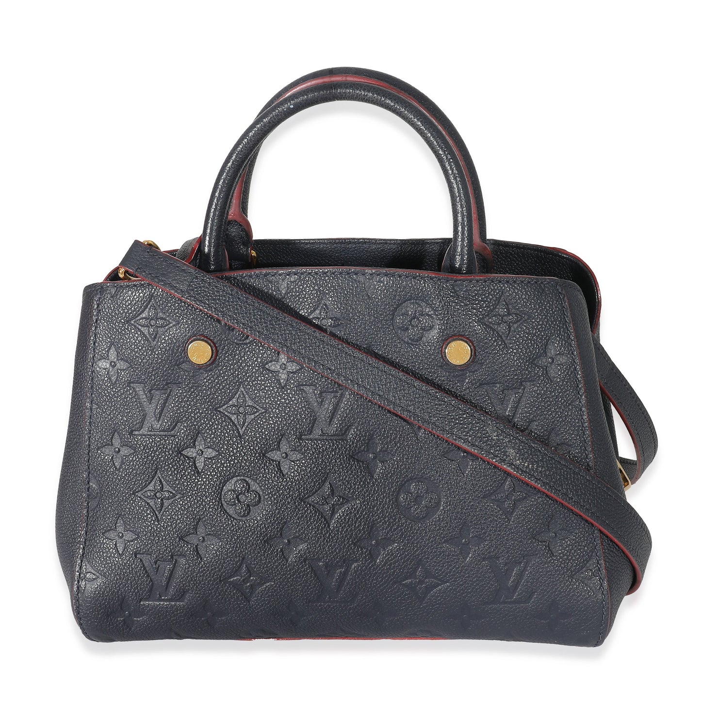 Louis Vuitton Louis Vuitton Marine Rouge Monogram Empreinte Montaigne BB