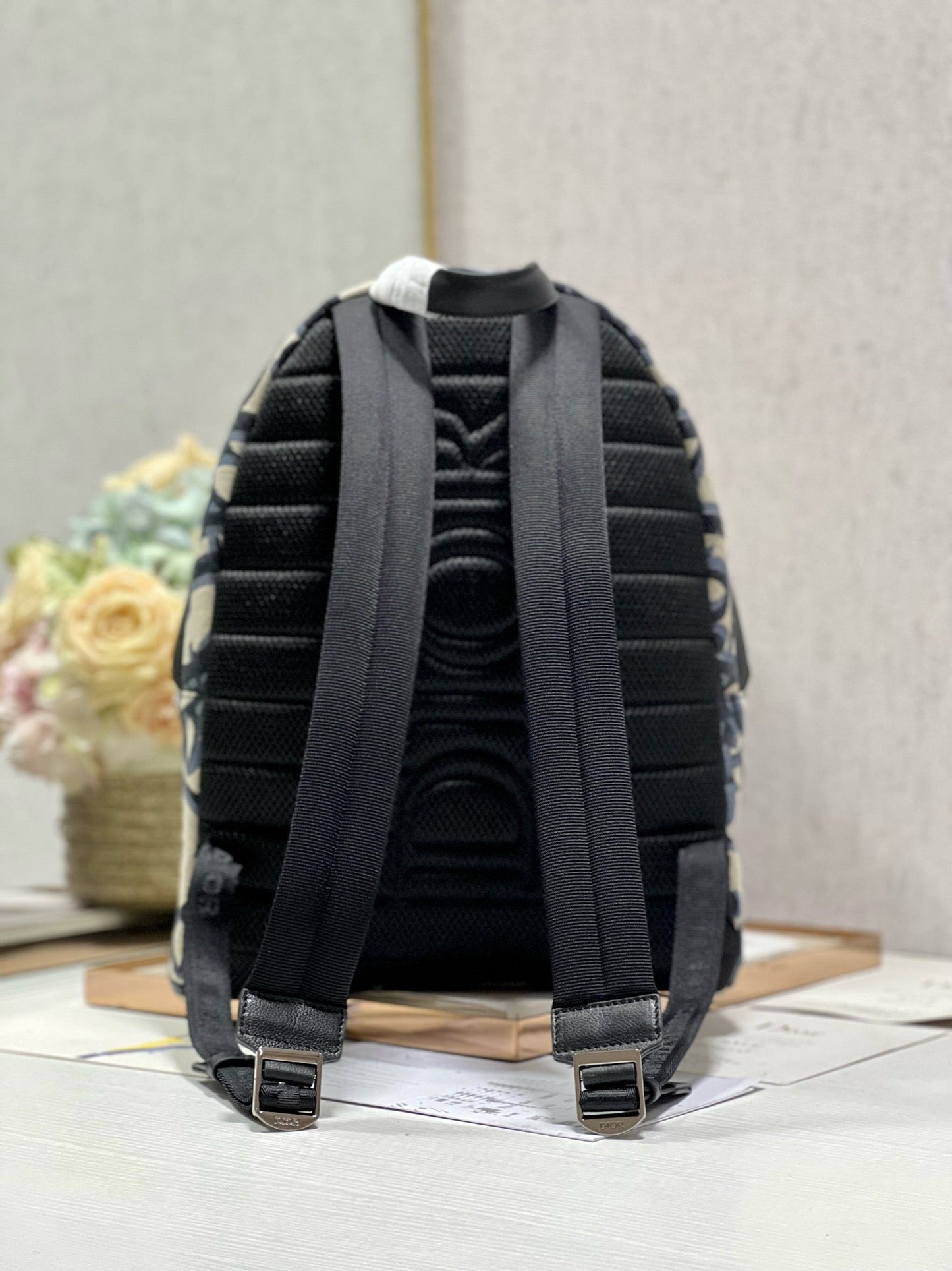 Luxury DiorRIDER BACKPACK WHITE OBLIQUE JACQUARD