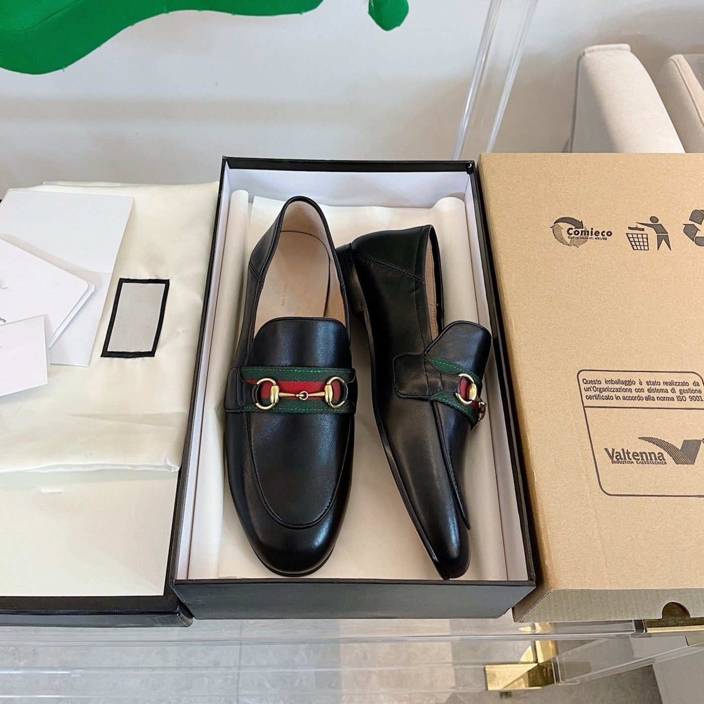 Luxury Gucci GG LOAFERS PRINCETOWN BLACK