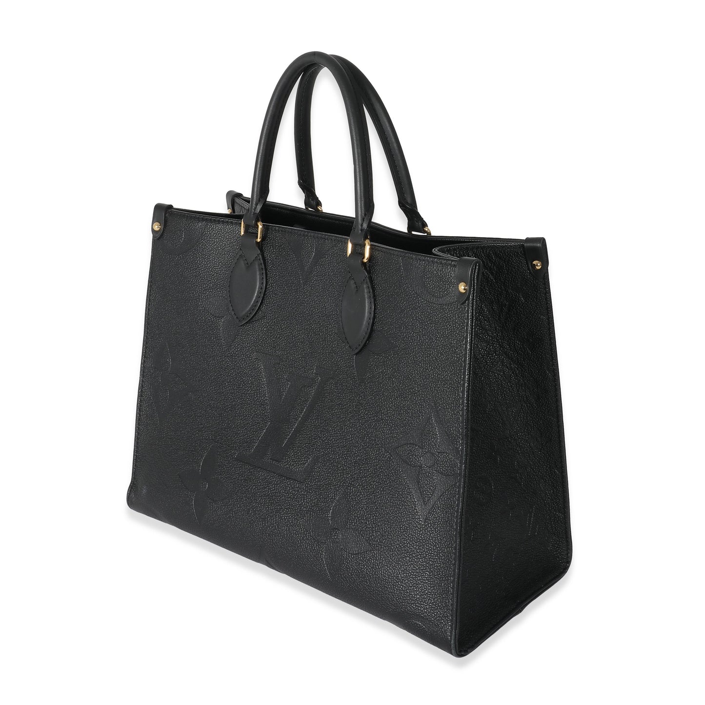 Louis Vuitton Louis Vuitton Black Monogram Empreinte Giant Onthego MM 