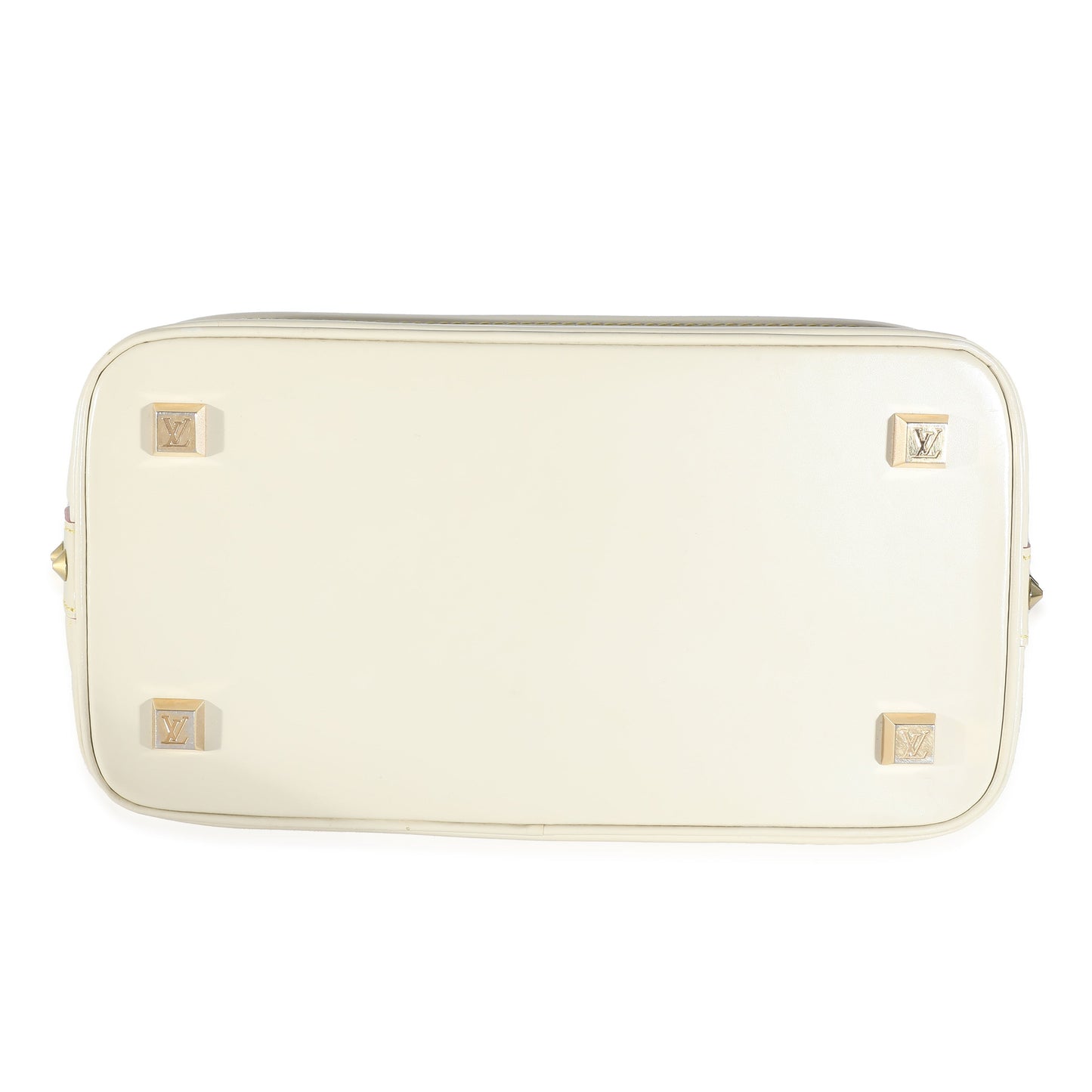 Louis Vuitton Louis Vuitton White Leather Suhali Lockit PM