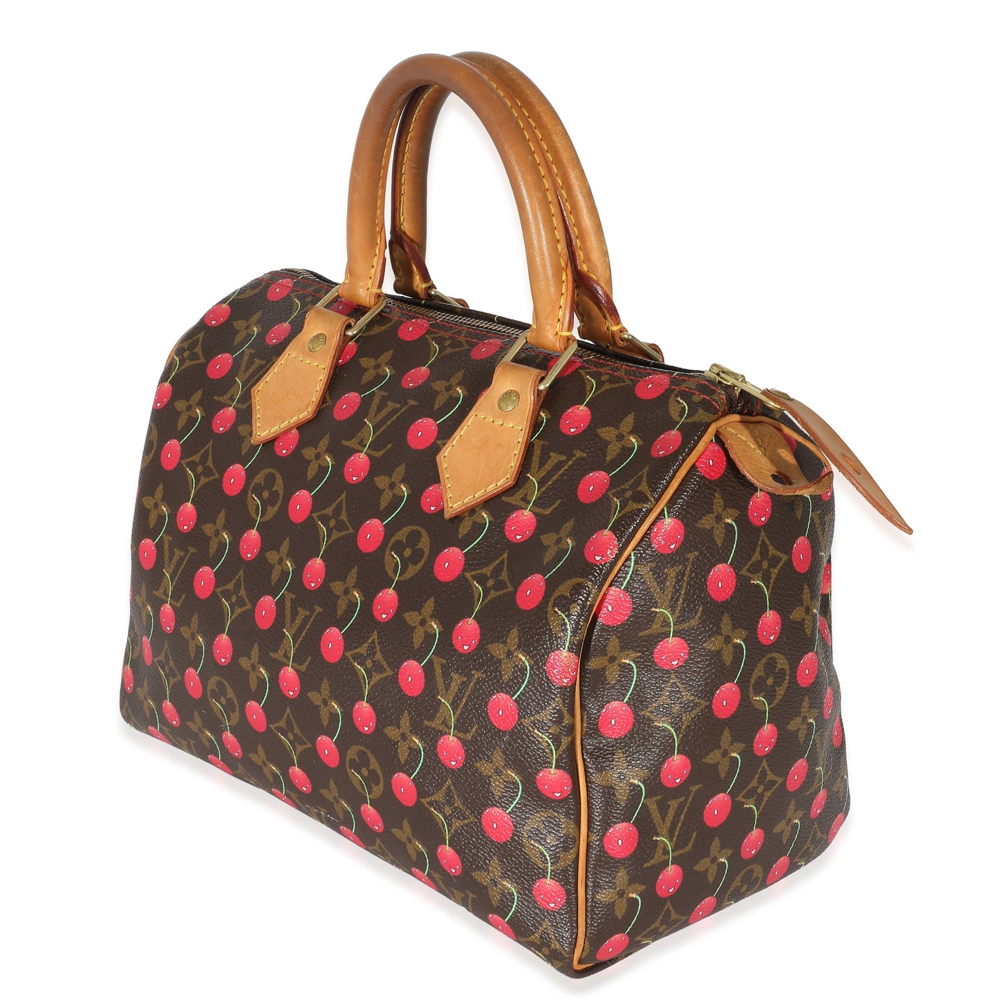 Louis Vuitton Louis Vuitton x Takashi Murakami Cerises Monogram Canvas Speedy 25