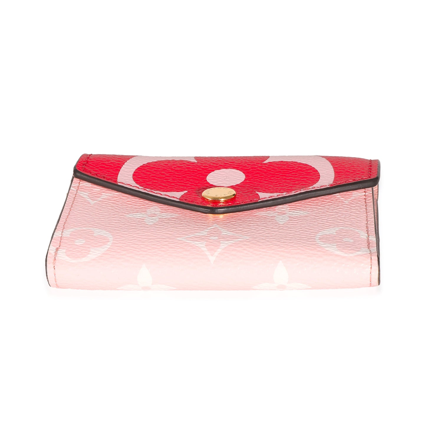 Louis Vuitton Rouge Rose Monogram Giant Canvas Zoé Wallet
