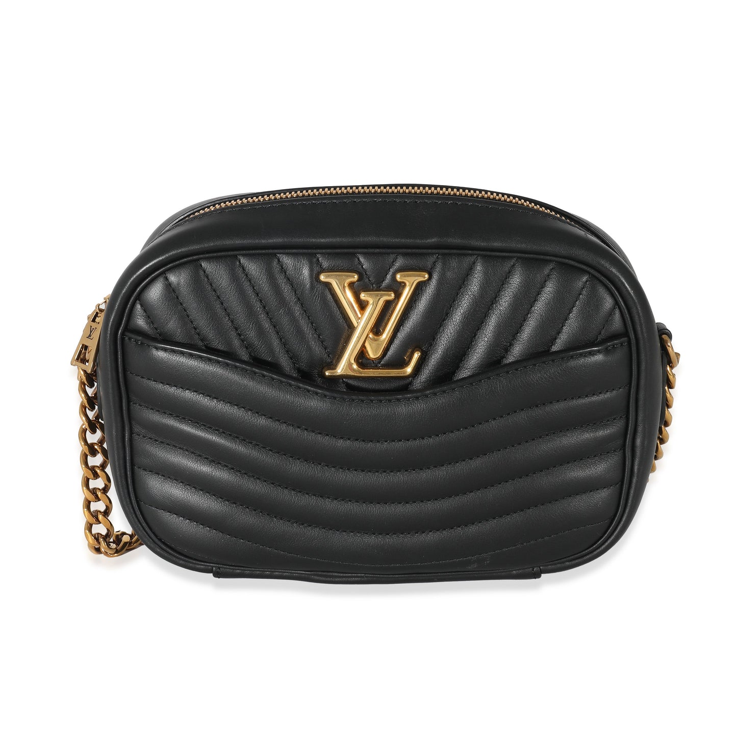 Louis Vuitton Louis Vuitton Black Calfskin New Wave Camera Bag
