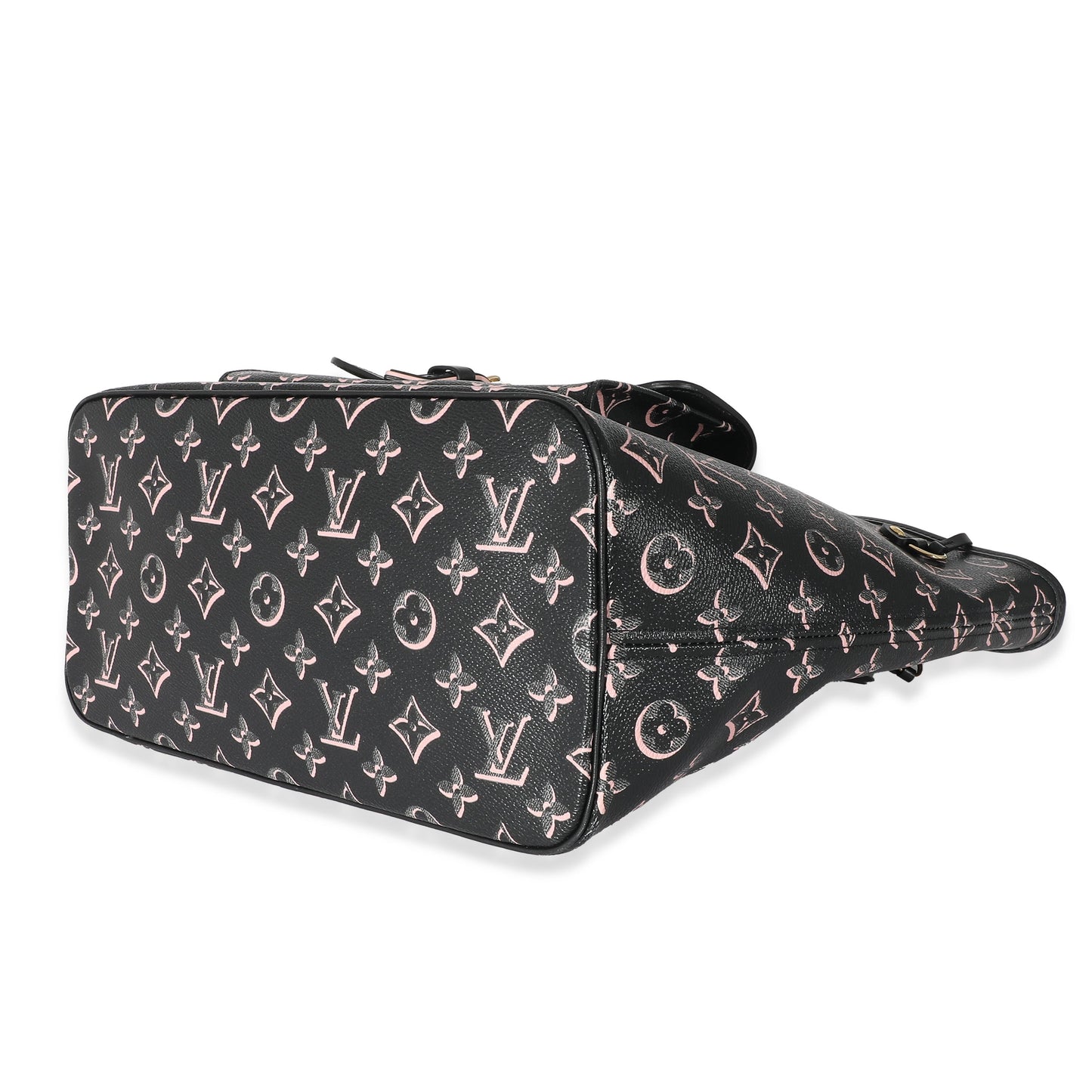 Louis Vuitton Louis Vuitton Black Pink Monogram Canvas Fall For You Neverfull MM