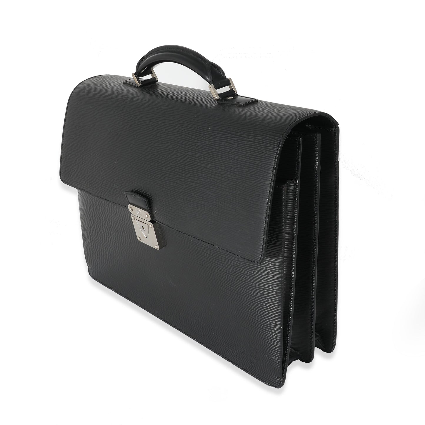 Louis Vuitton Louis Vuitton Black Epi Robusto 2 Compartment Briefcase