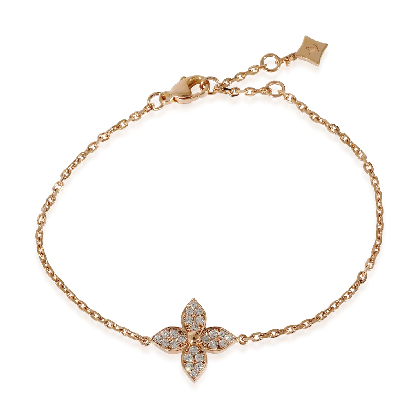 Louis Vuitton Idylle Blossom Bracelet in 18K Rose Gold 0.2 CTW