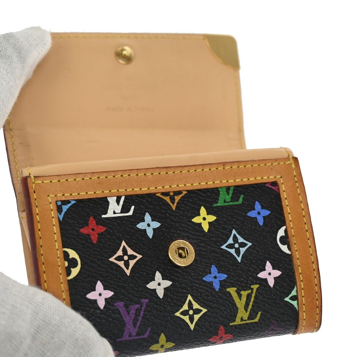 Louis Vuitton Coin Purse  Canvas Wallet  ()