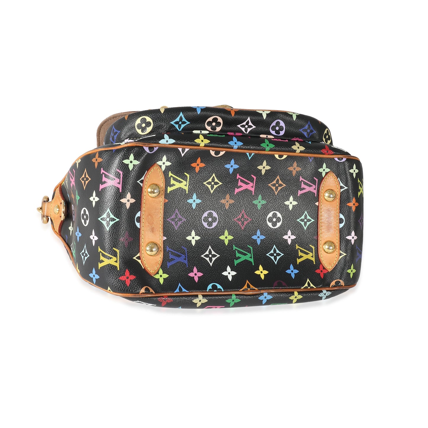 Louis Vuitton Louis Vuitton Black Multicolor Monogram Canvas Rita