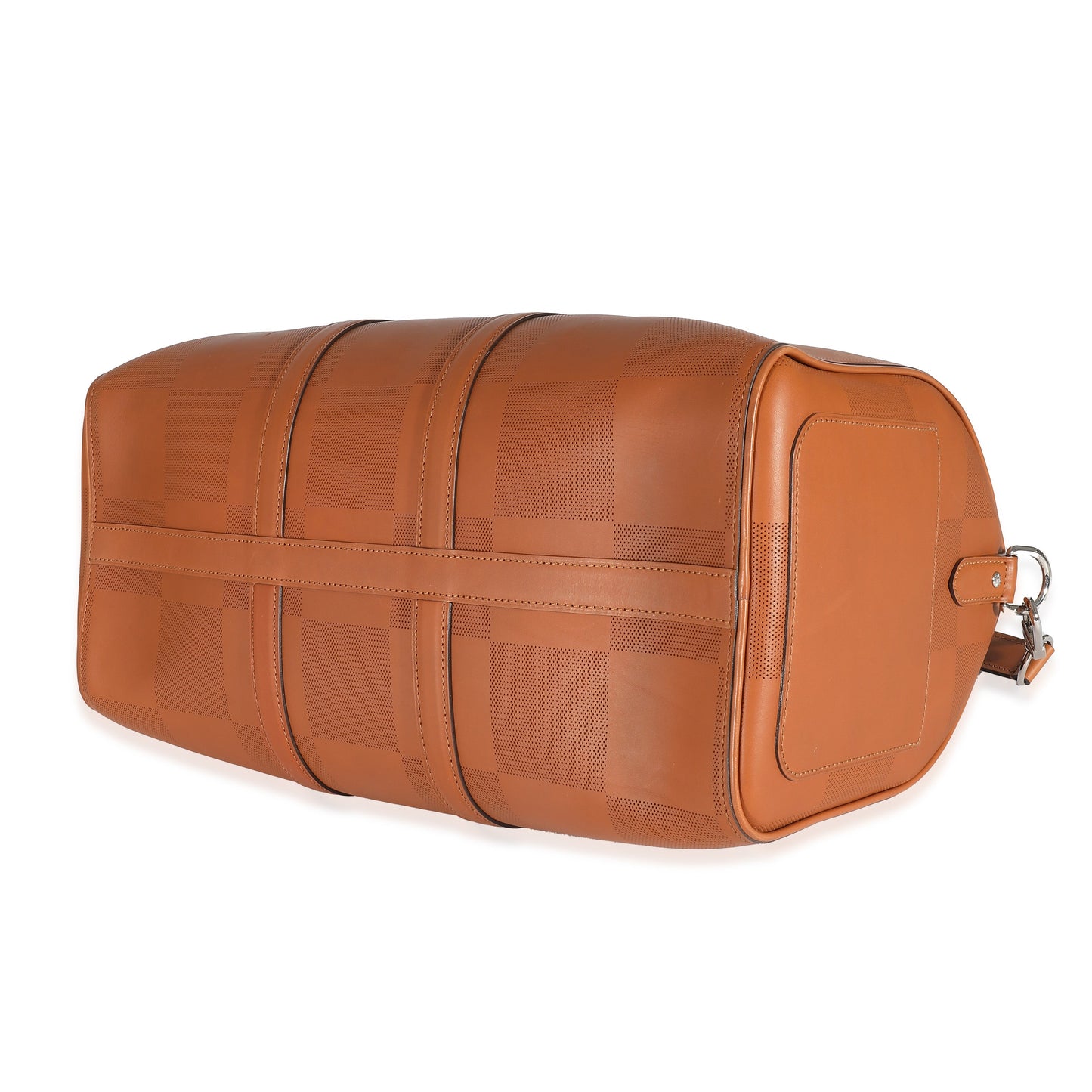 Louis Vuitton Cognac Nomade Grand Damier Keepall Bandoulière 45
