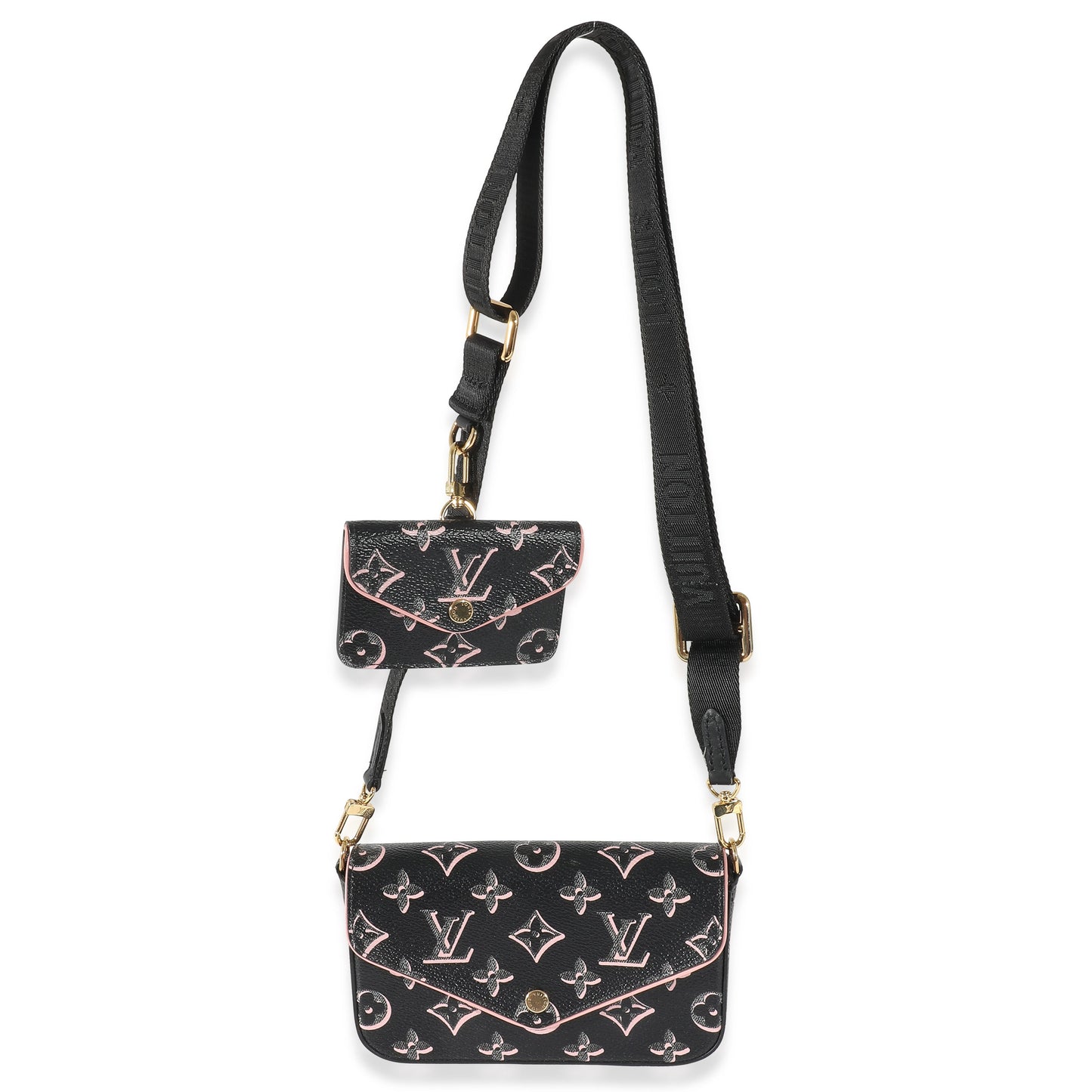 Louis Vuitton Louis Vuitton Black Monogram Fall For You Felicie Strap & Go