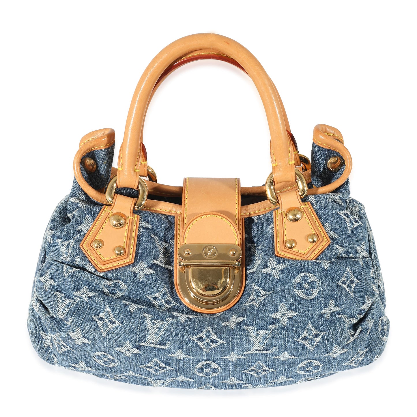 Louis Vuitton Louis Vuitton Blue Monogram Denim Pleaty Bag