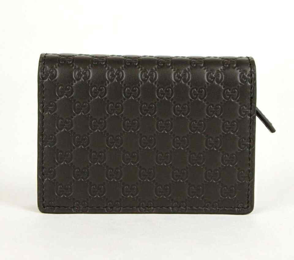 Gucci Men's  Microguccissima Leather Bi-fold Card Case Wallet
