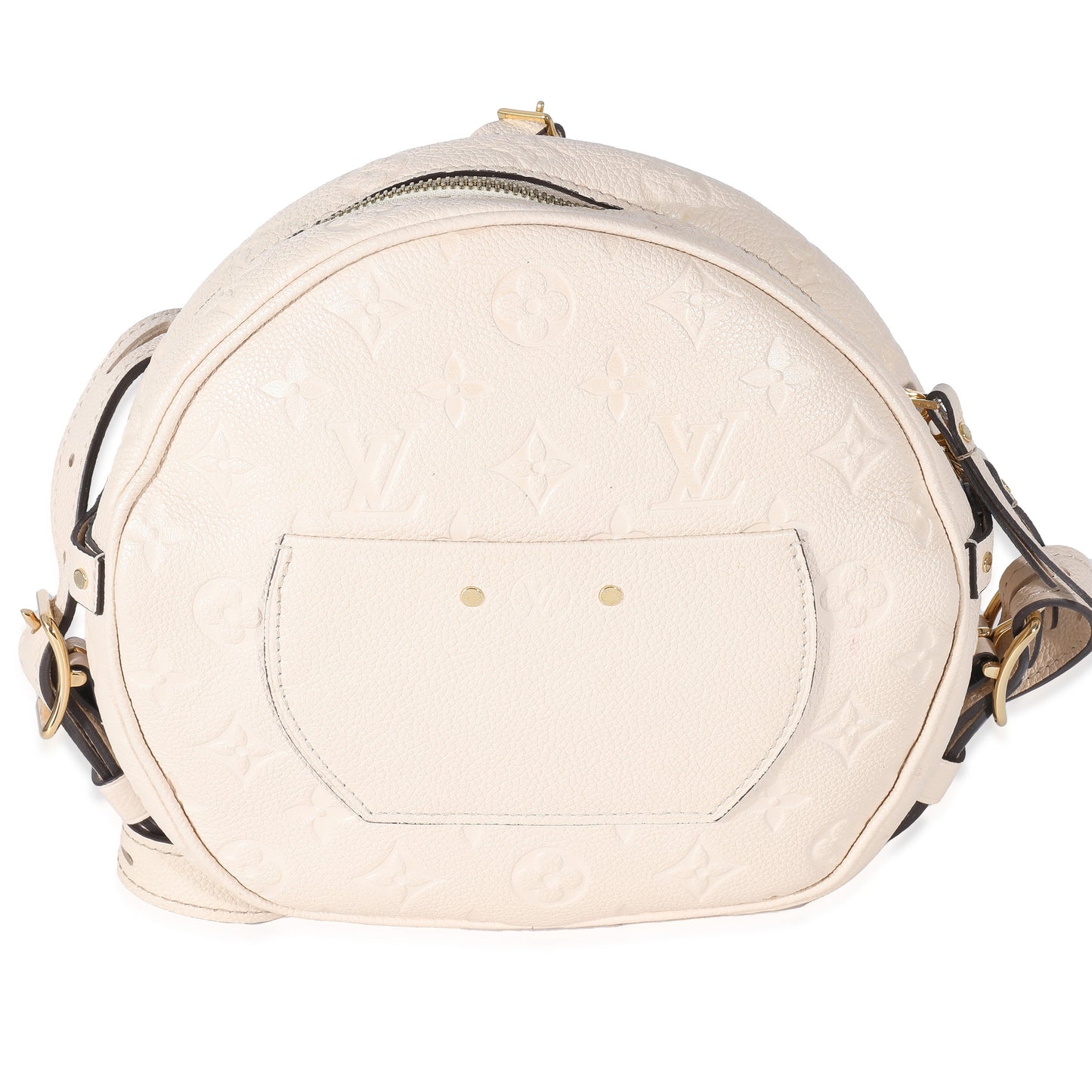 Louis Vuitton Louis Vuitton Creme Monogram Empreinte Boite Chapeau Souple MM