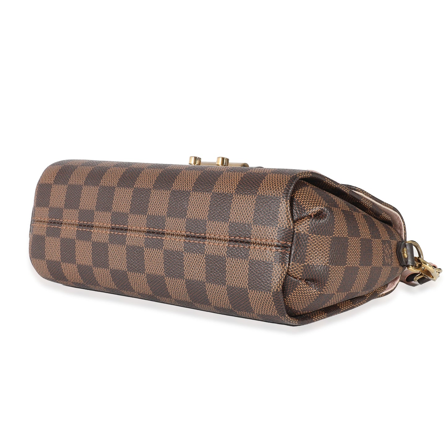 Louis Vuitton Louis Vuitton Cream Pink Damier Ebene Canvas Braided Croisette