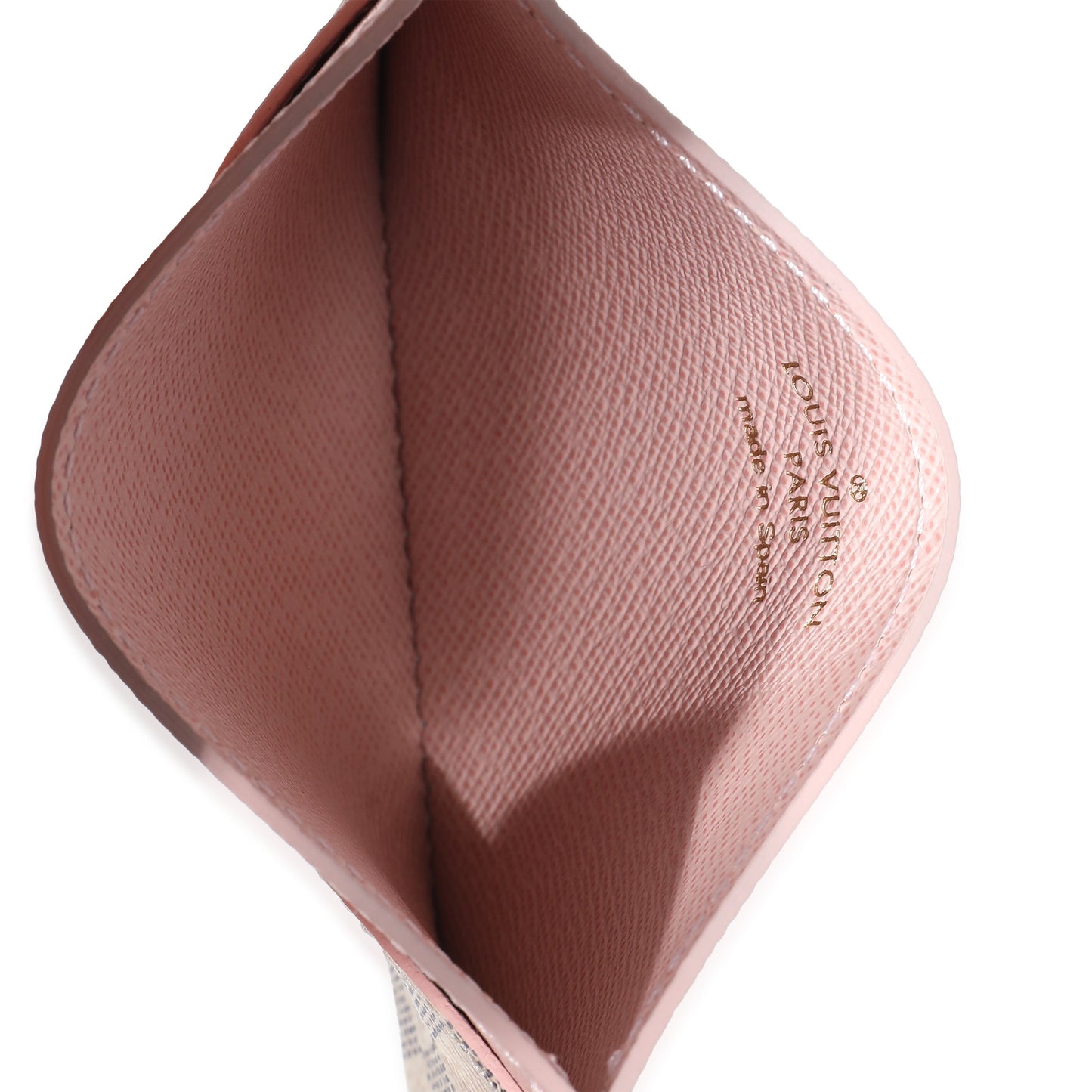 Louis Vuitton Louis Vuitton Rose Ballerine Damier Azur Canvas Daily Card Holder