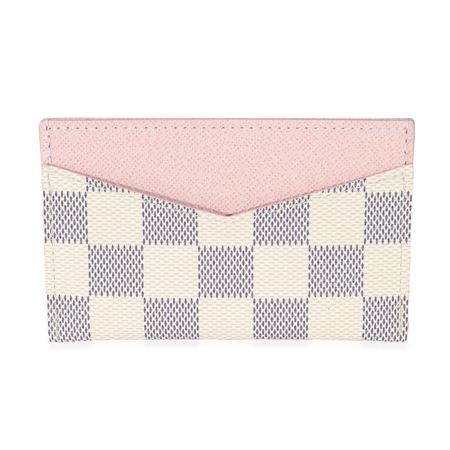 Louis Vuitton Louis Vuitton Rose Ballerine Damier Azur Canvas Daily Card Holder