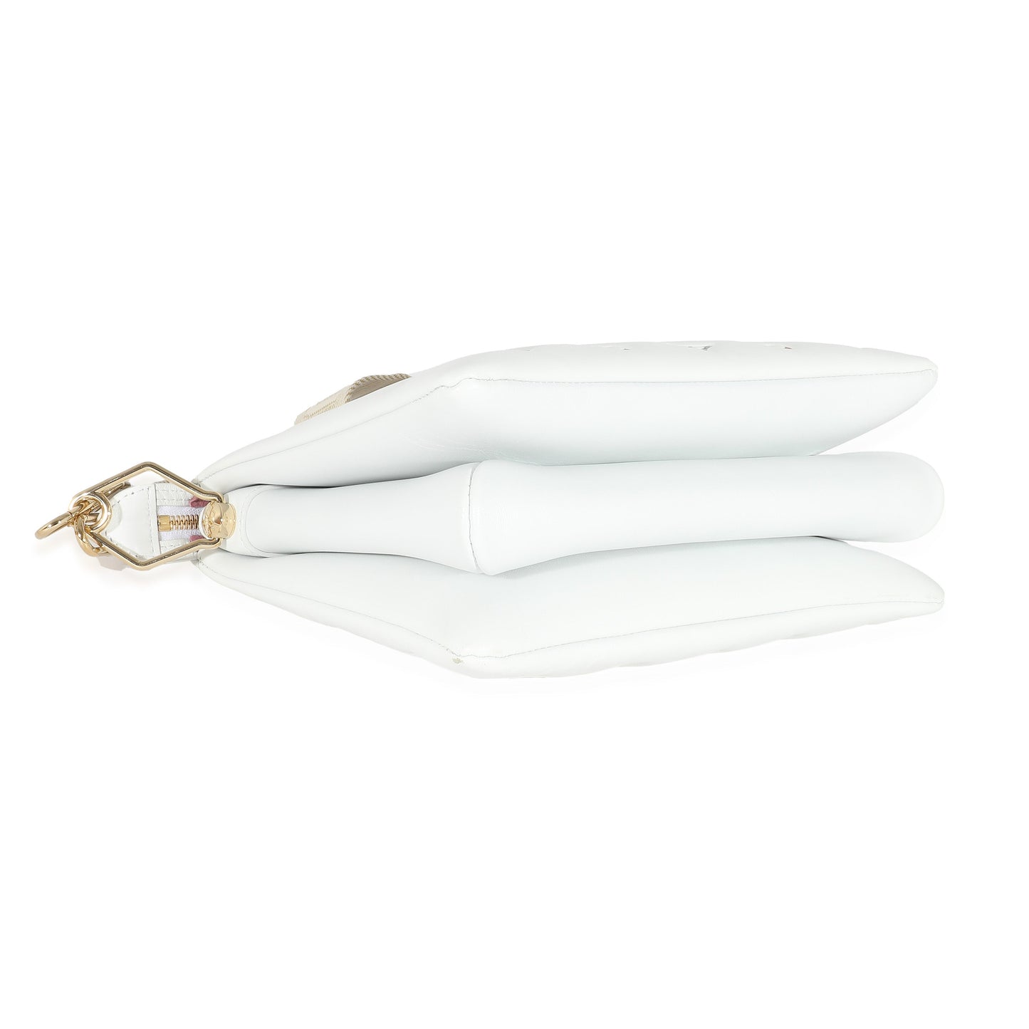 Louis Vuitton Louis Vuitton Cream Monogram Embossed Puffy Lambskin LV Garden Coussin PM