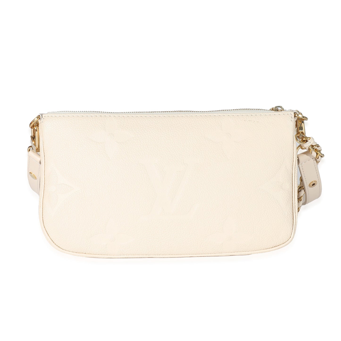Louis Vuitton Louis Vuitton Cream Monogram Empreinte Multi Pochette Accessoires