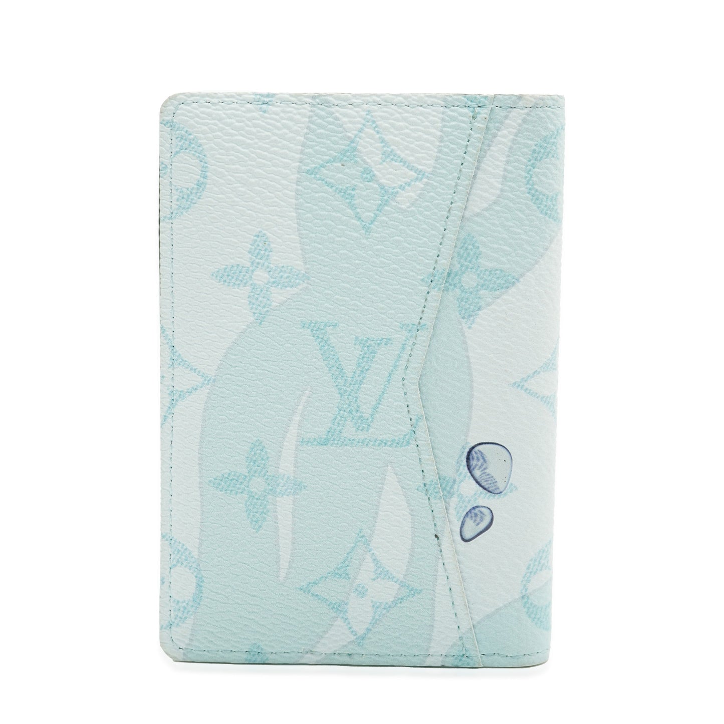 Louis Vuitton Louis Vuitton Crystal Blue Monogram Aquagarden Coated Canvas Pocket Organizer 