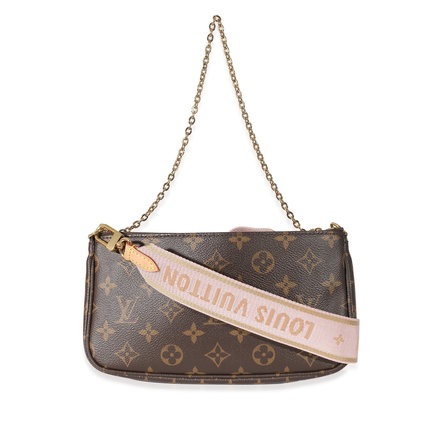 Louis Vuitton Louis Vuitton Rose Clair Monogram Canvas Multi Pochette Accessoires