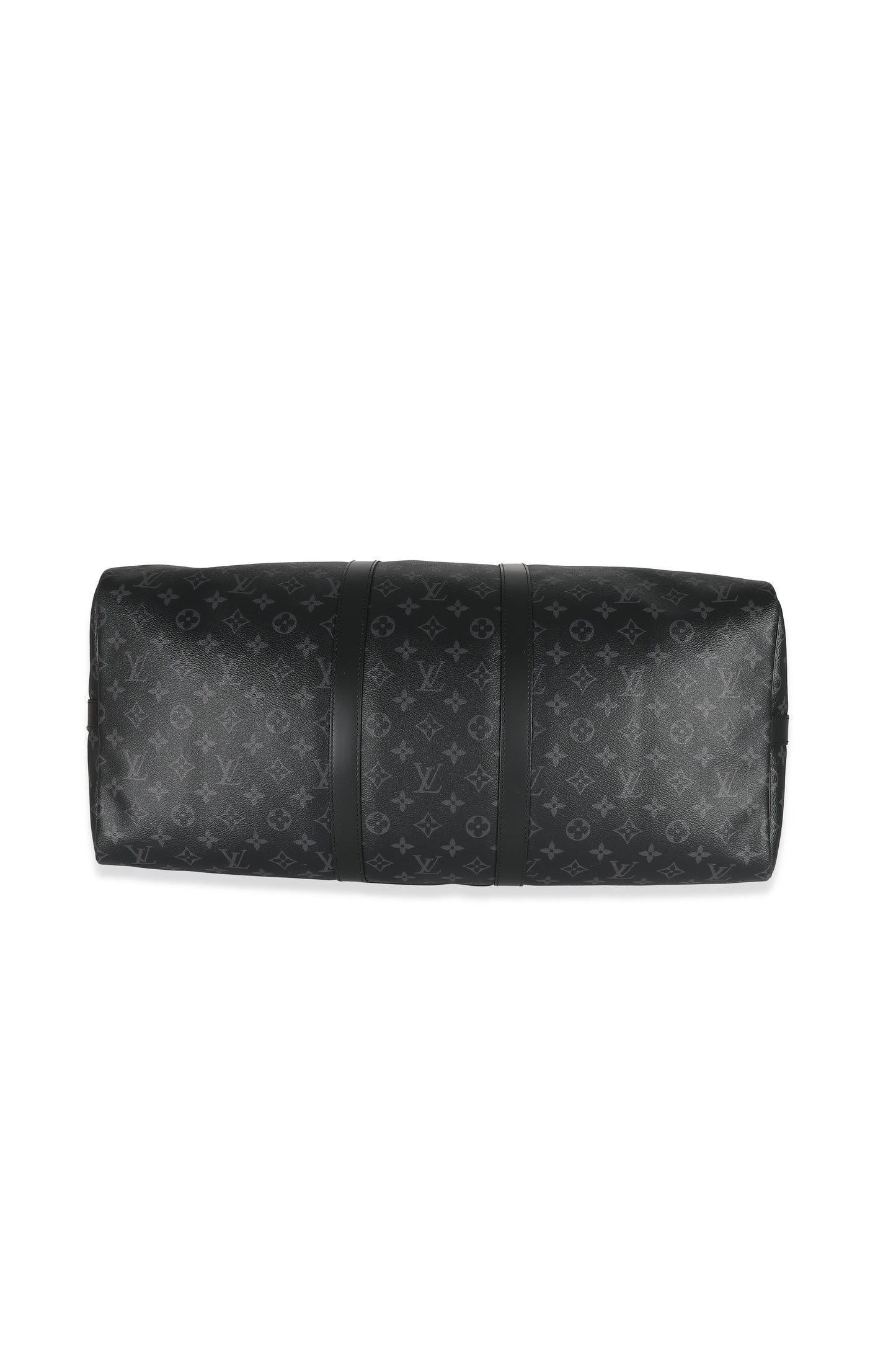 Louis Vuitton Louis Vuitton Monogram Eclipse Canvas Keepall Bandouliere 55