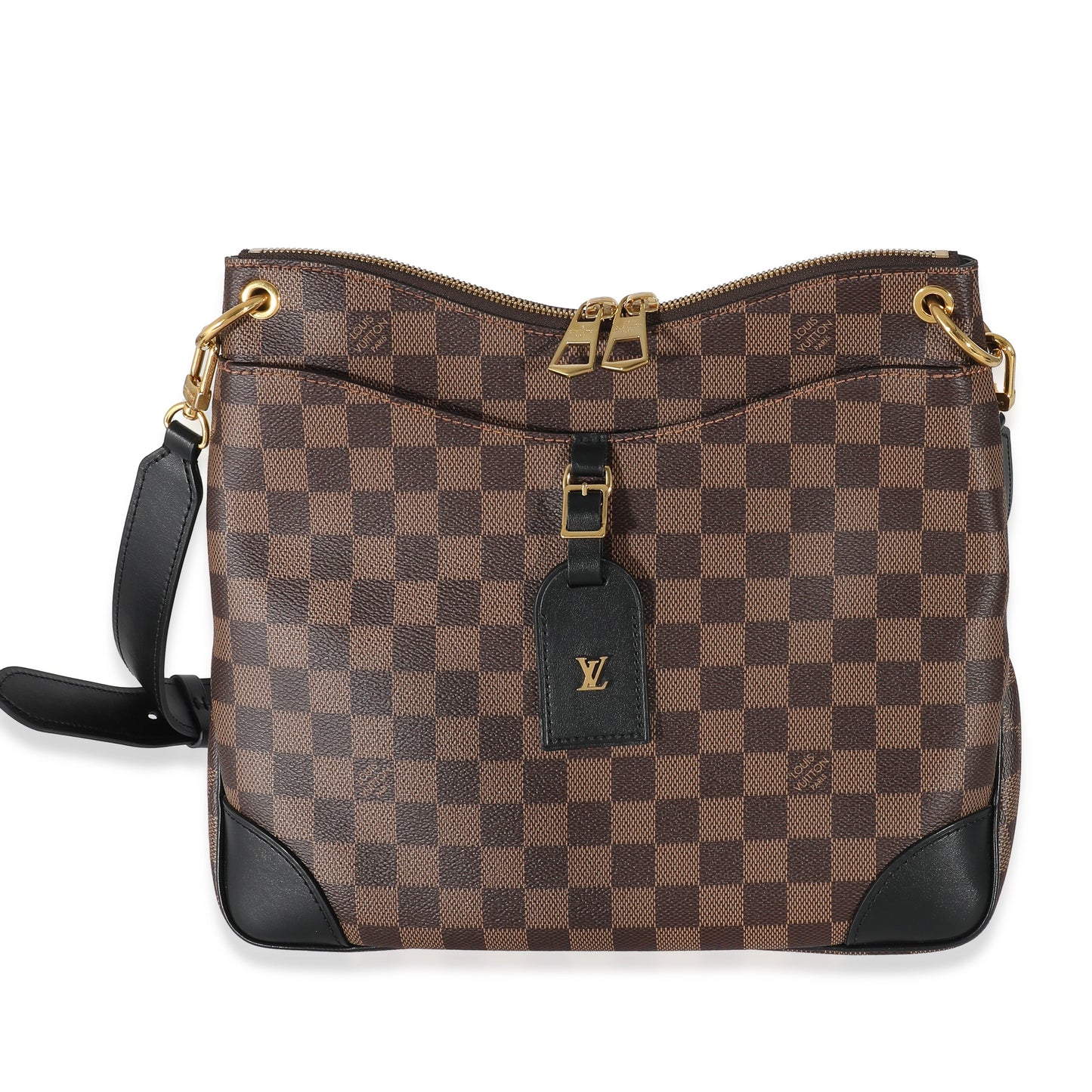 Louis Vuitton Louis Vuitton Black Damier Ebene Odeon MM