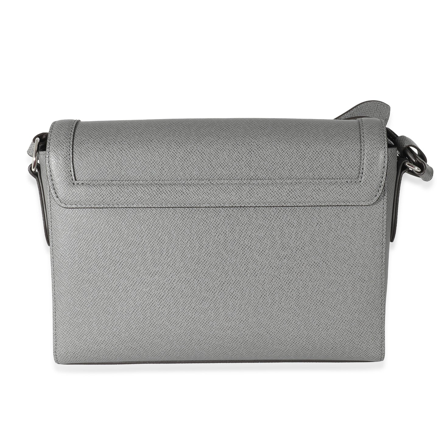 Louis Vuitton Louis Vuitton Gray Taiga Leather New Flap Messenger