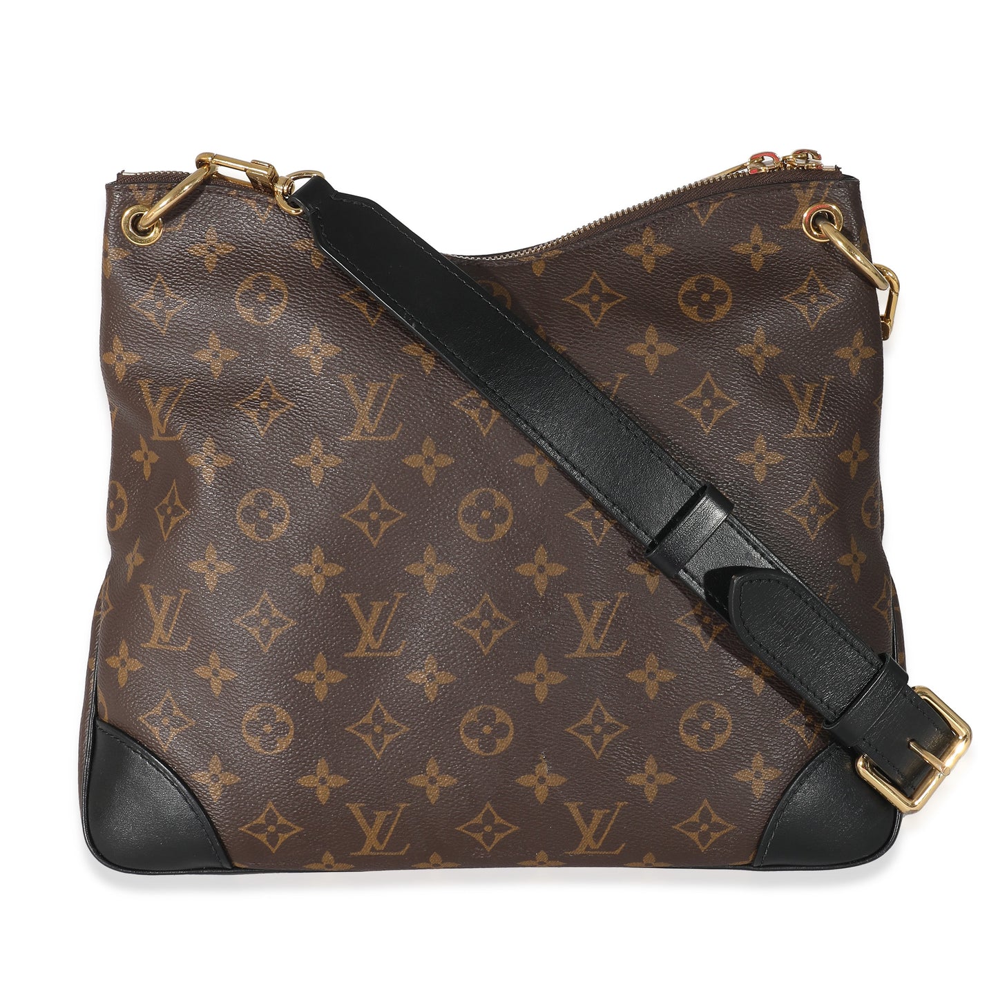 Louis Vuitton Louis Vuitton Black Monogram Canvas Odeon MM