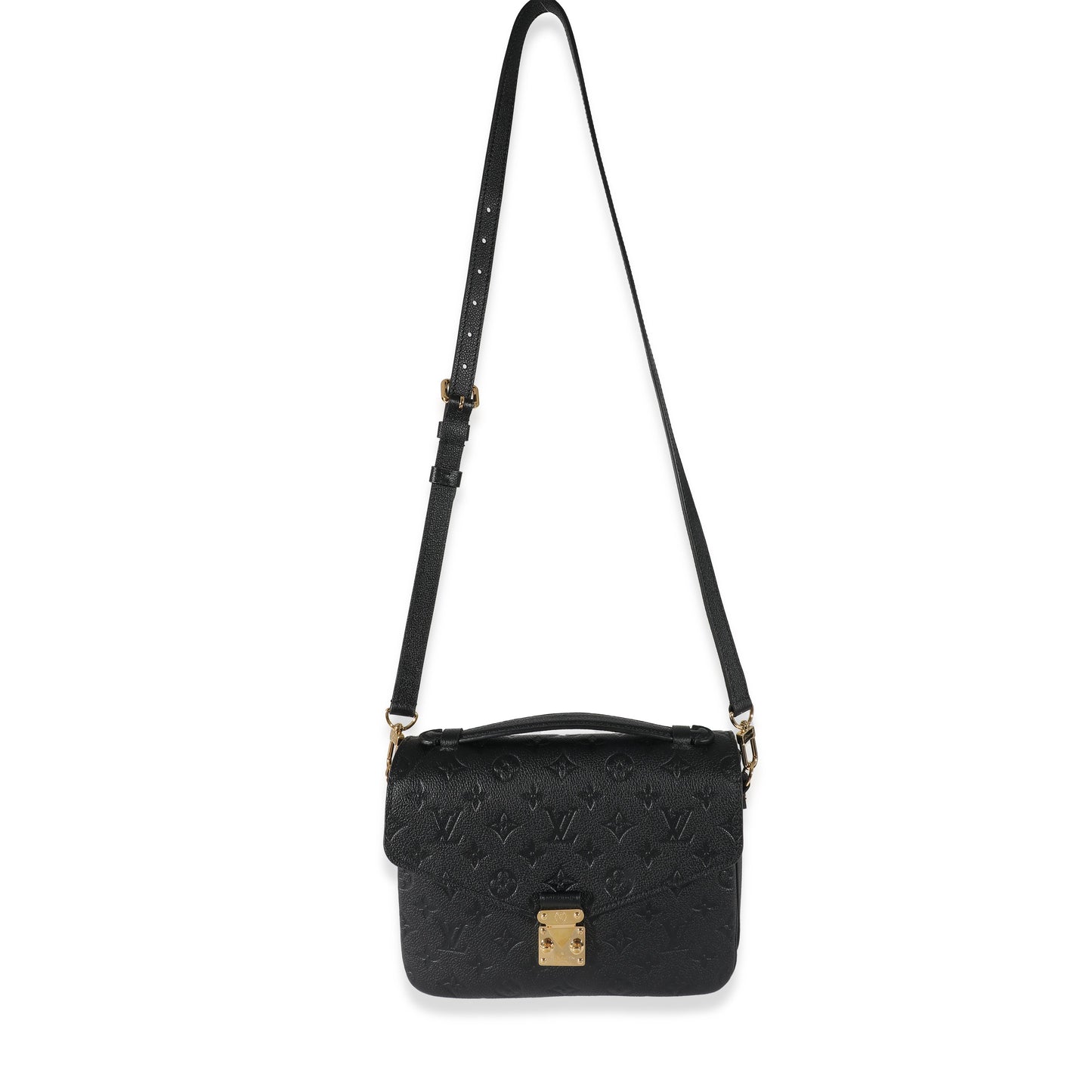 Louis Vuitton Louis Vuitton Black Monogram Empreinte Pochette Metis