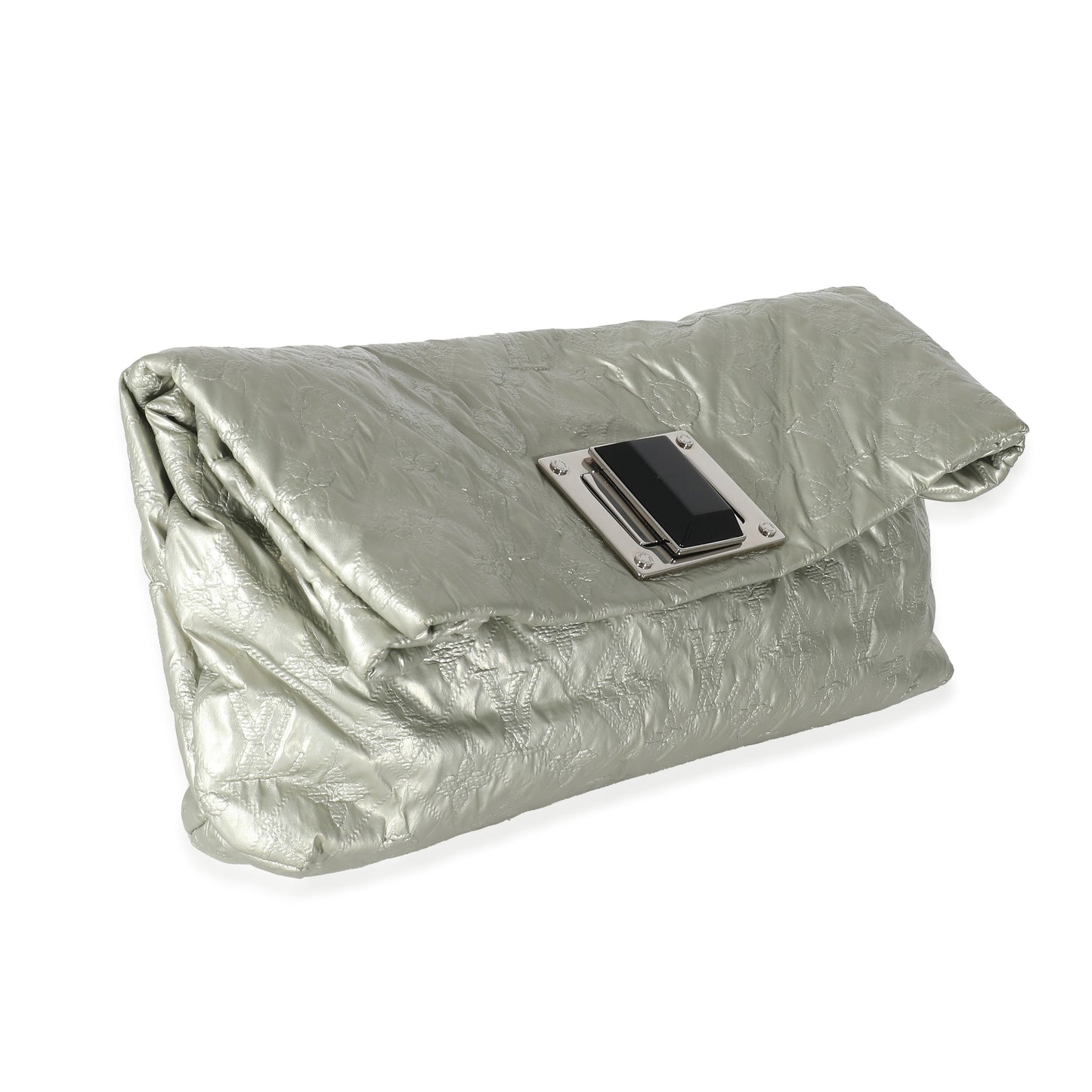 Louis Vuitton Louis Vuitton Silver Monogram Jacquard Altair Clutch