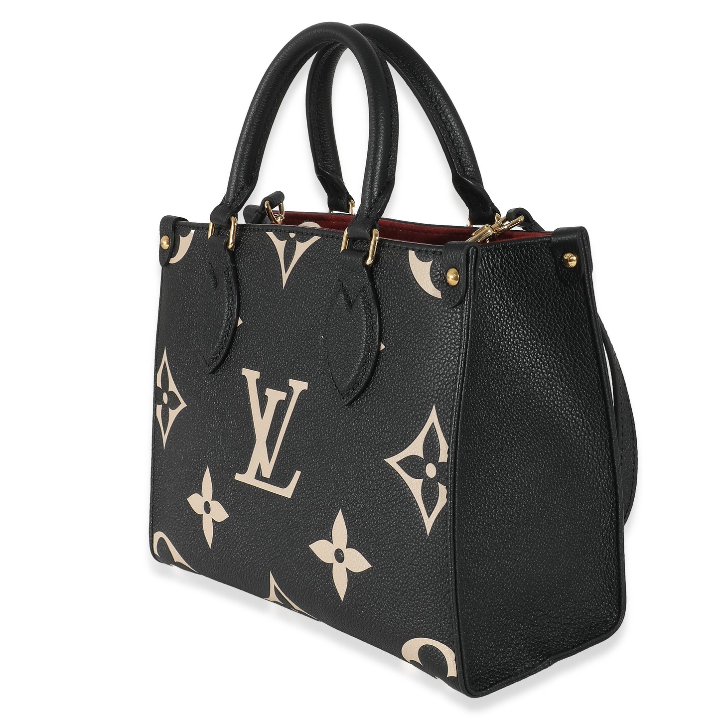 Louis Vuitton Louis Vuitton Black & Beige Bicolor Monogram Empreinte Onthego PM