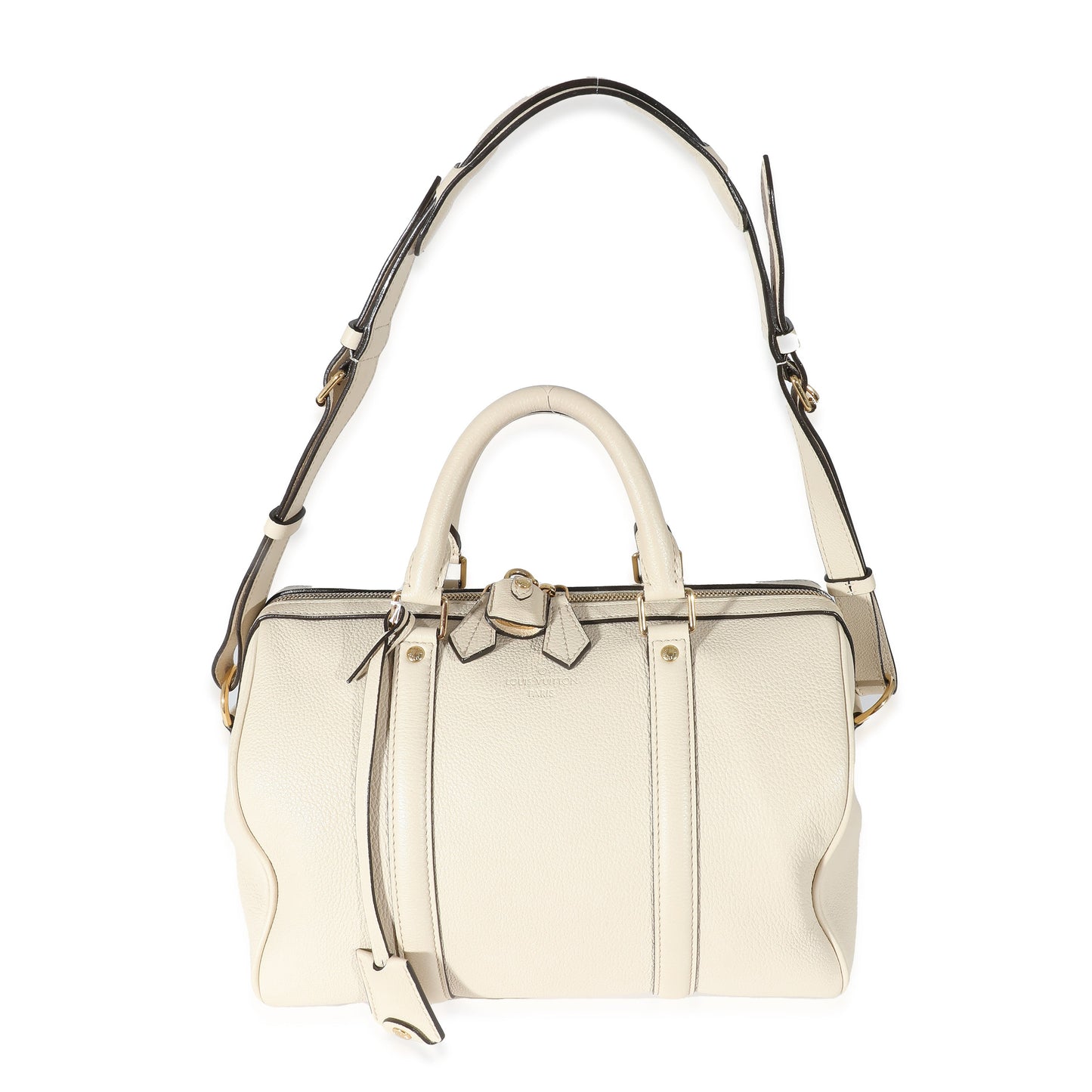 Louis Vuitton Louis Vuitton White Calfskin Sofia Coppola SC Speedy PM