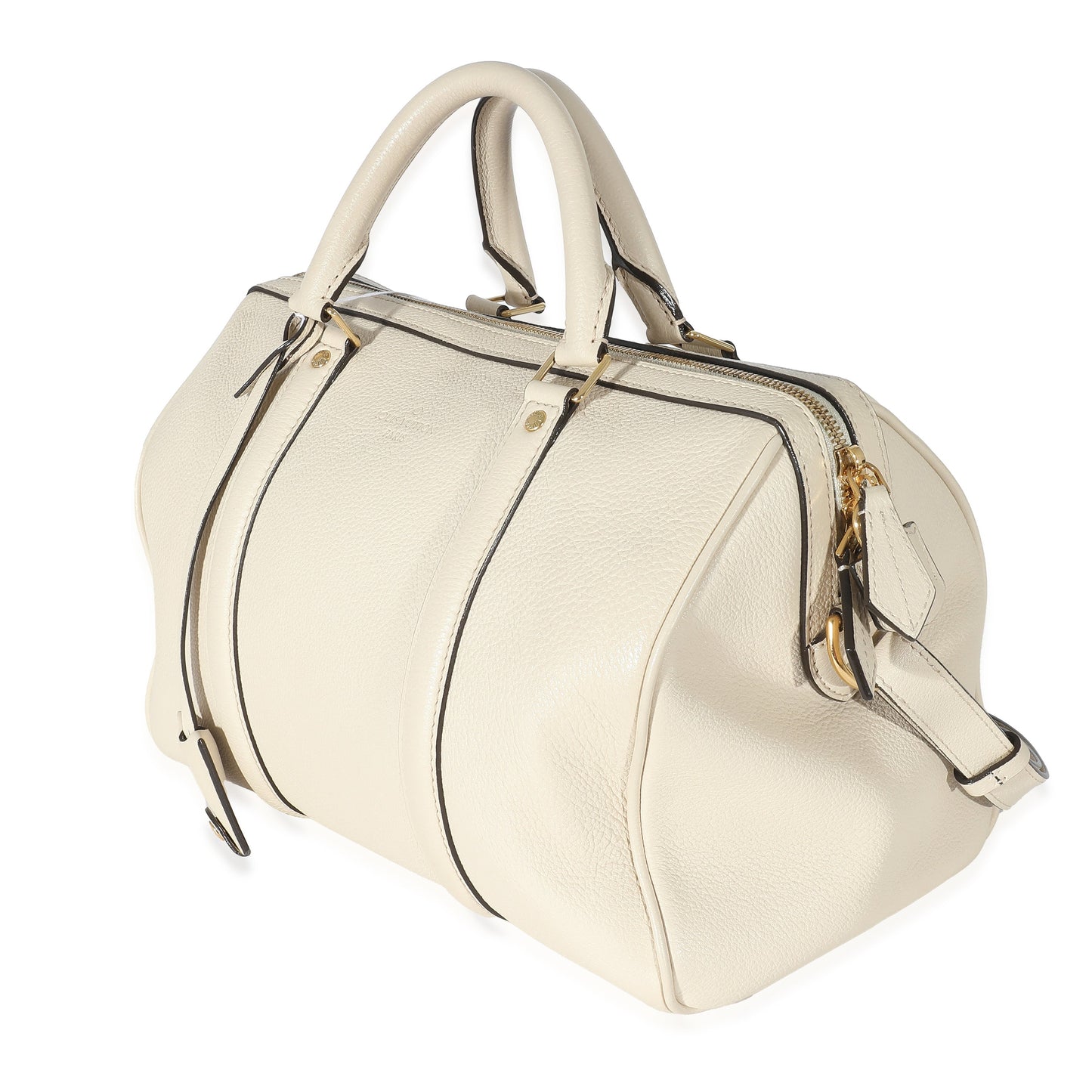 Louis Vuitton Louis Vuitton White Calfskin Sofia Coppola SC Speedy PM
