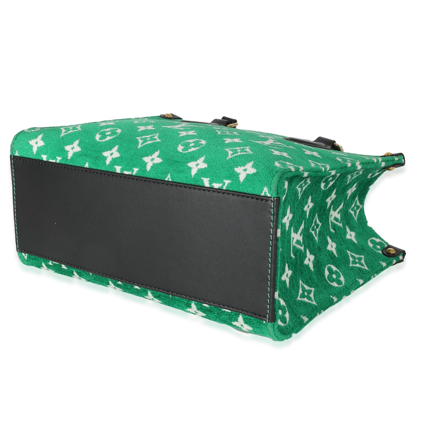 Louis Vuitton Louis Vuitton Green Jacquard LV Match Monogram Velvet Onthego PM