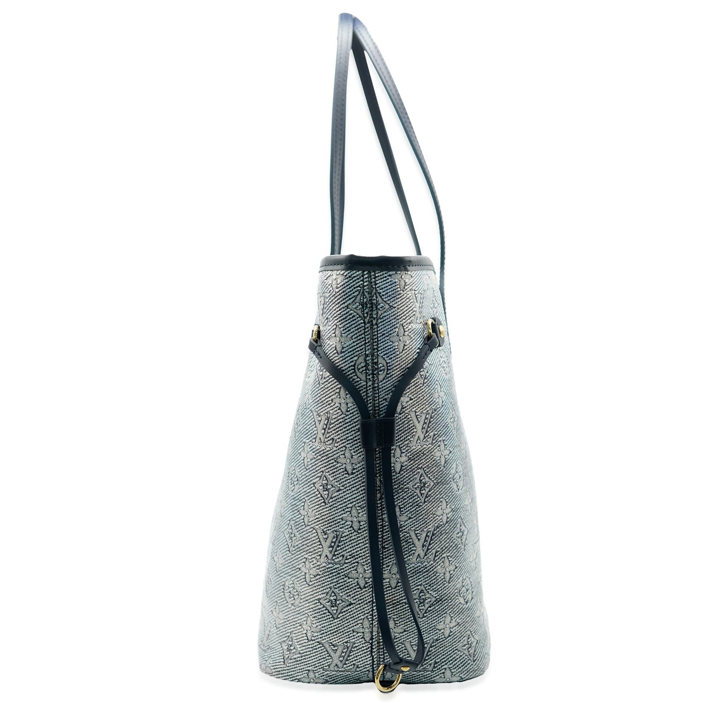 Louis Vuitton Louis Vuitton Limited Edition Blue Monoglam Neverfull MM