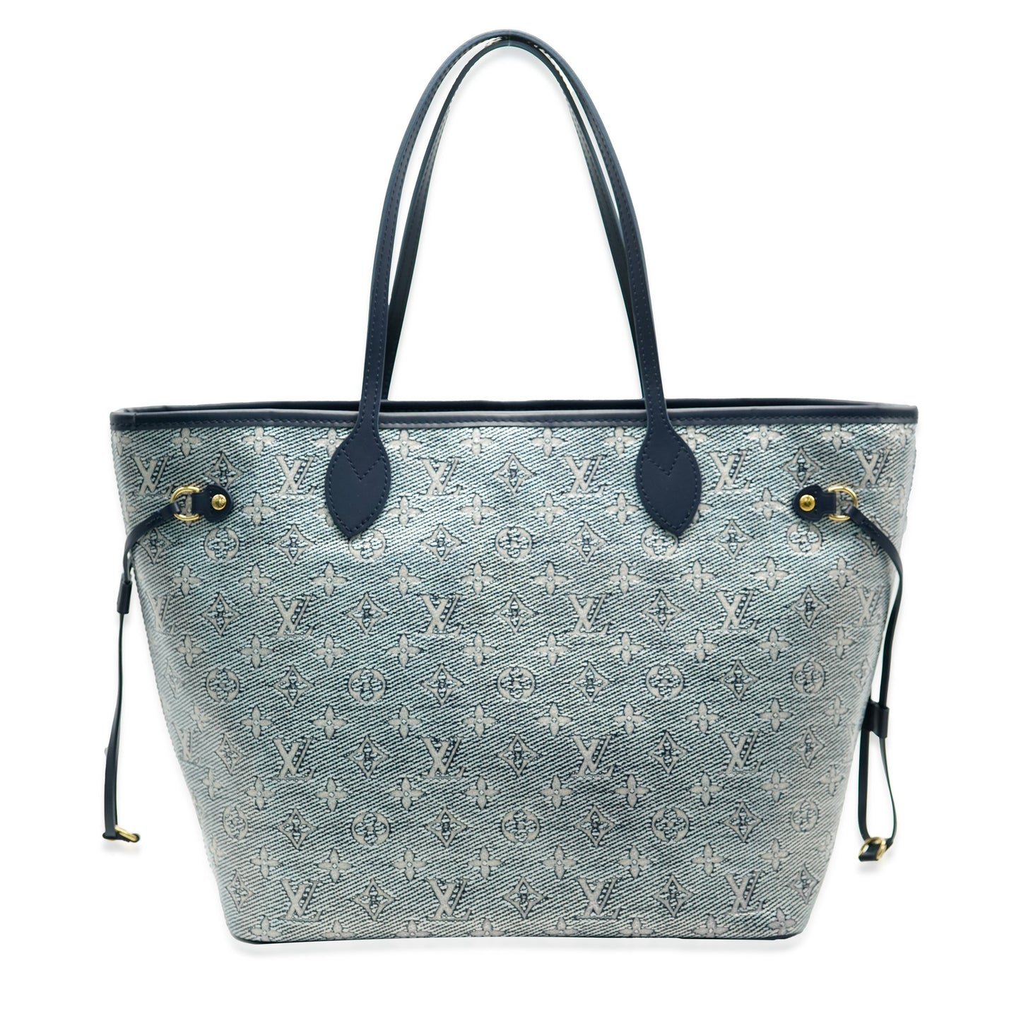 Louis Vuitton Louis Vuitton Limited Edition Blue Monoglam Neverfull MM