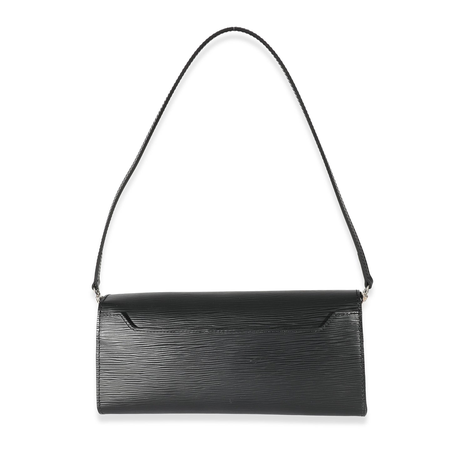 Louis Vuitton Black Epi Sevigne Clutch