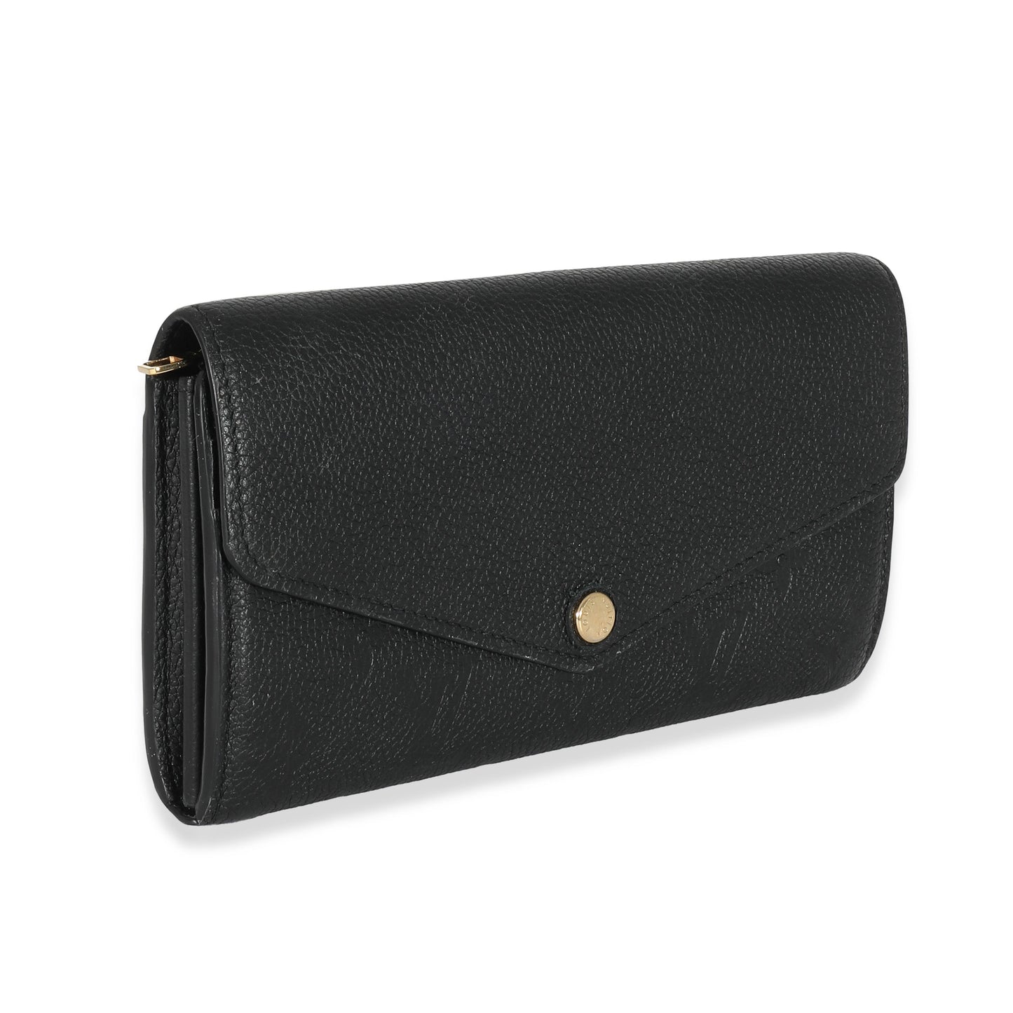 Louis Vuitton Louis Vuitton Black Empreinte Sarah Wallet
