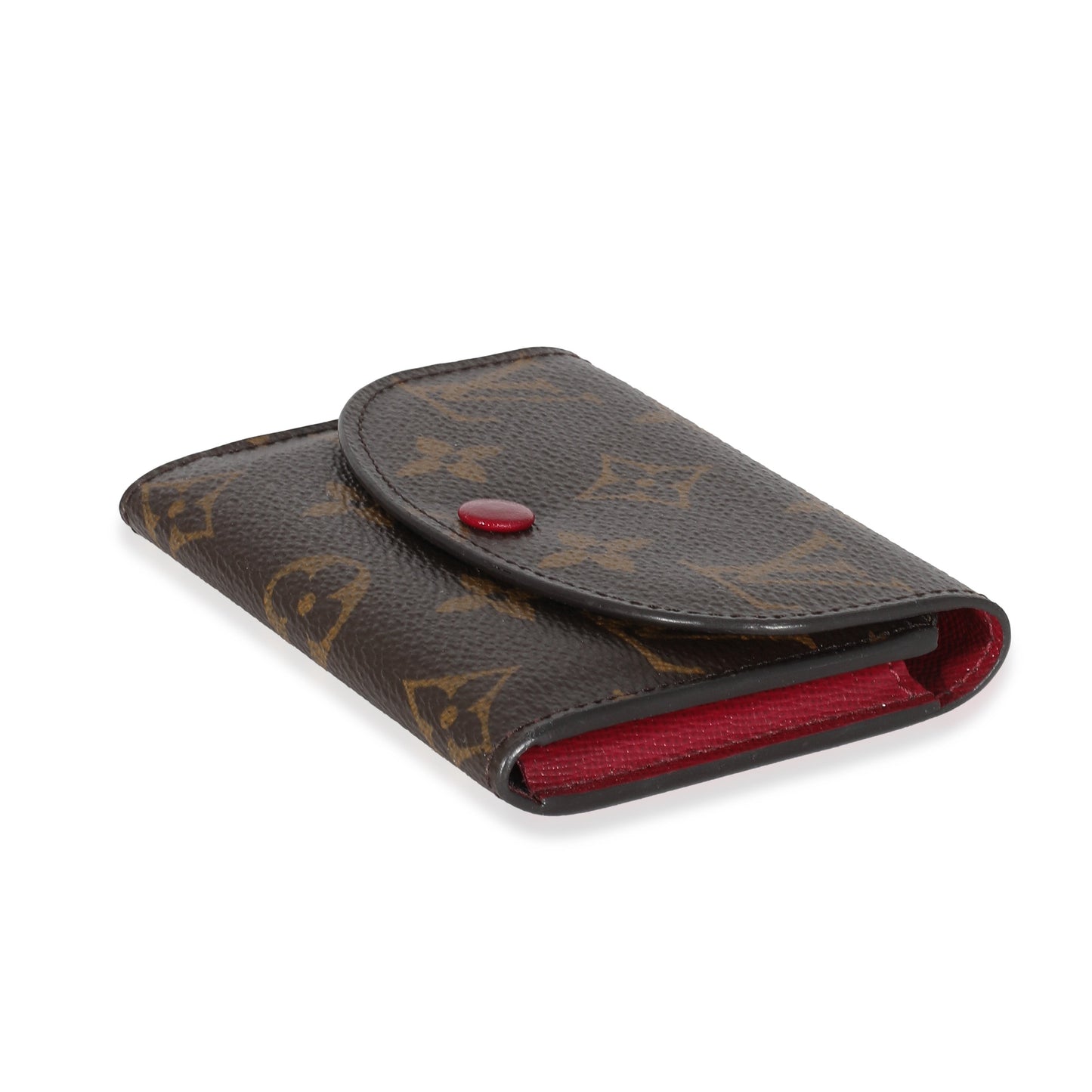 Louis Vuitton Louis Vuitton Fuchsia & Monogram Canvas Rosalie Wallet