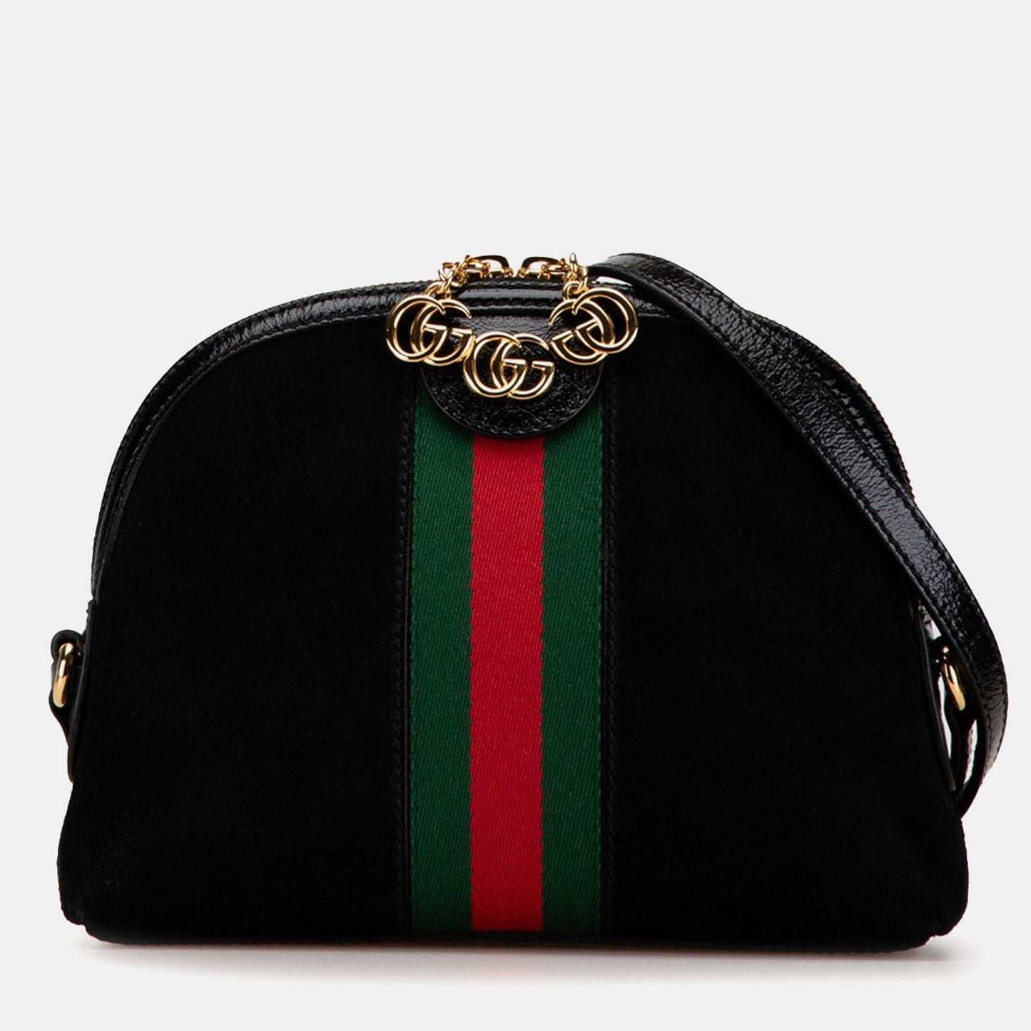 Luxury Gucci Trending 2025 Small Ophidia Suede Dome Crossbody Bag