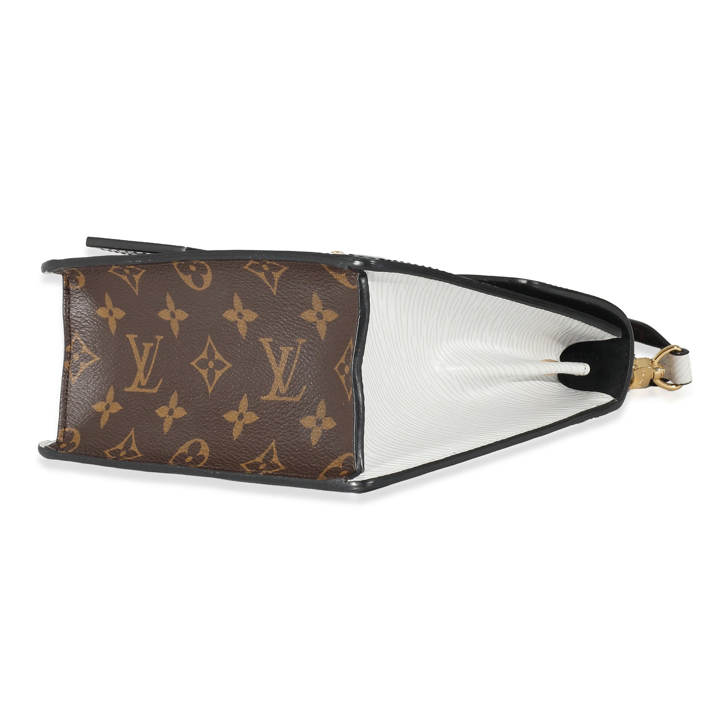Louis Vuitton Louis Vuitton White Epi Black Monogram Vernis Spring Street