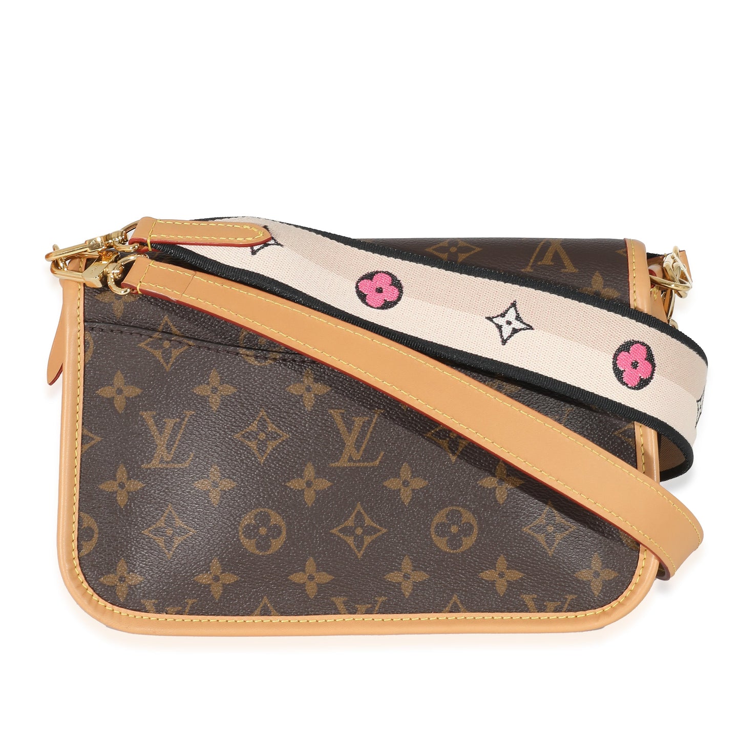 Louis Vuitton Louis Vuitton Black Monogram Canvas Diane